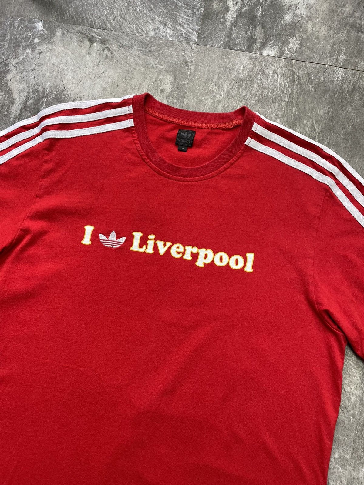 Vintage Adidas I Love Liverpool Jersey 2005 Vintage Streetwear Size US M / EU 48-50 / 2 - 2 Thumbnail
