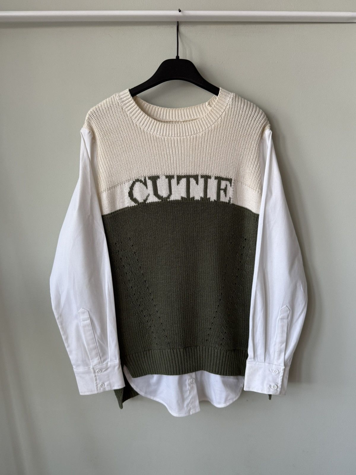 Other Tout a coup knit sweater with shirt set Size S / US 4 / IT 40 - 1 Thumbnail