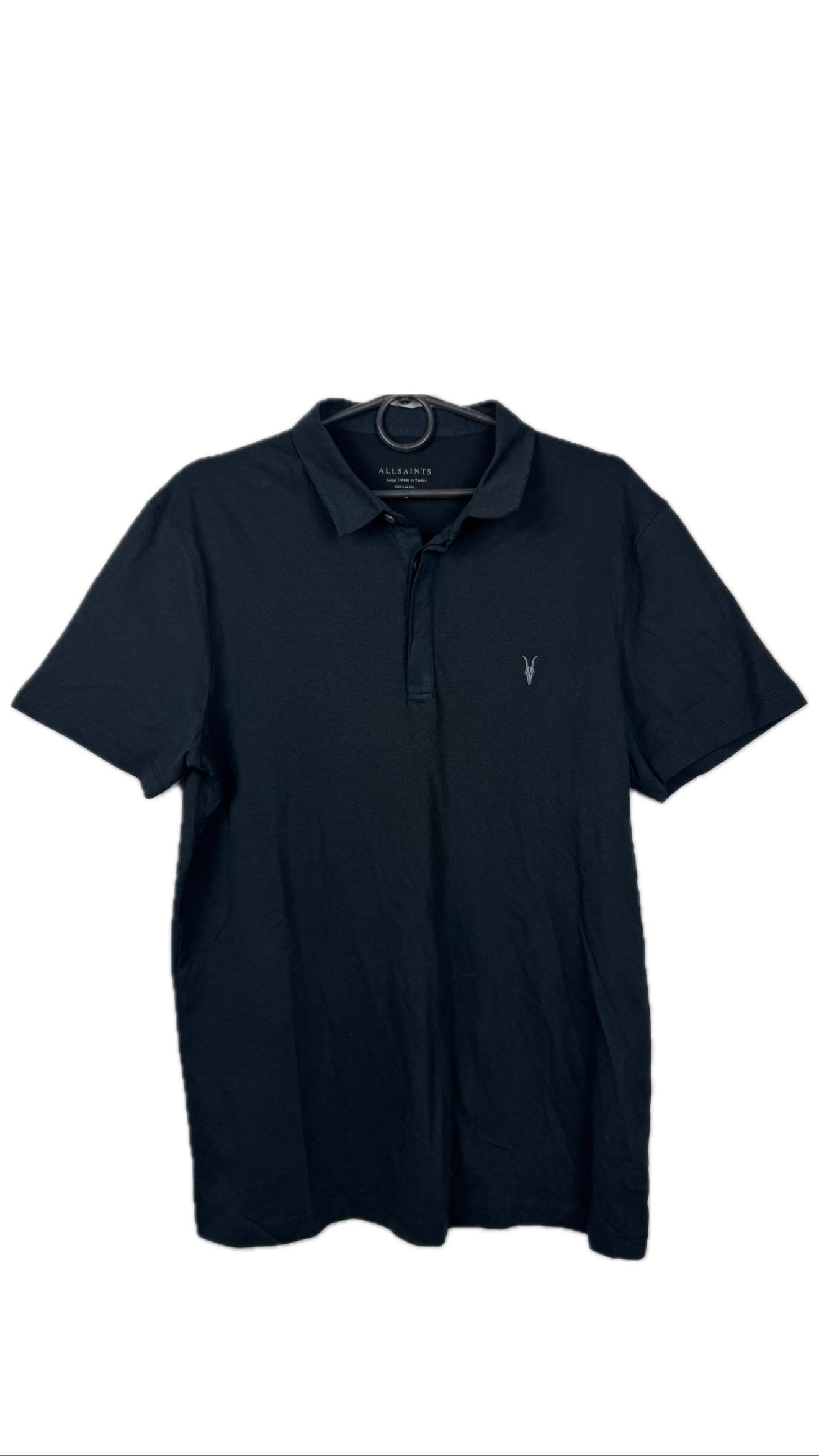 Allsaints AllSaints Black Logo Polo Size L 100% Cotton Size US L / EU 52-54 / 3 - 1 Thumbnail