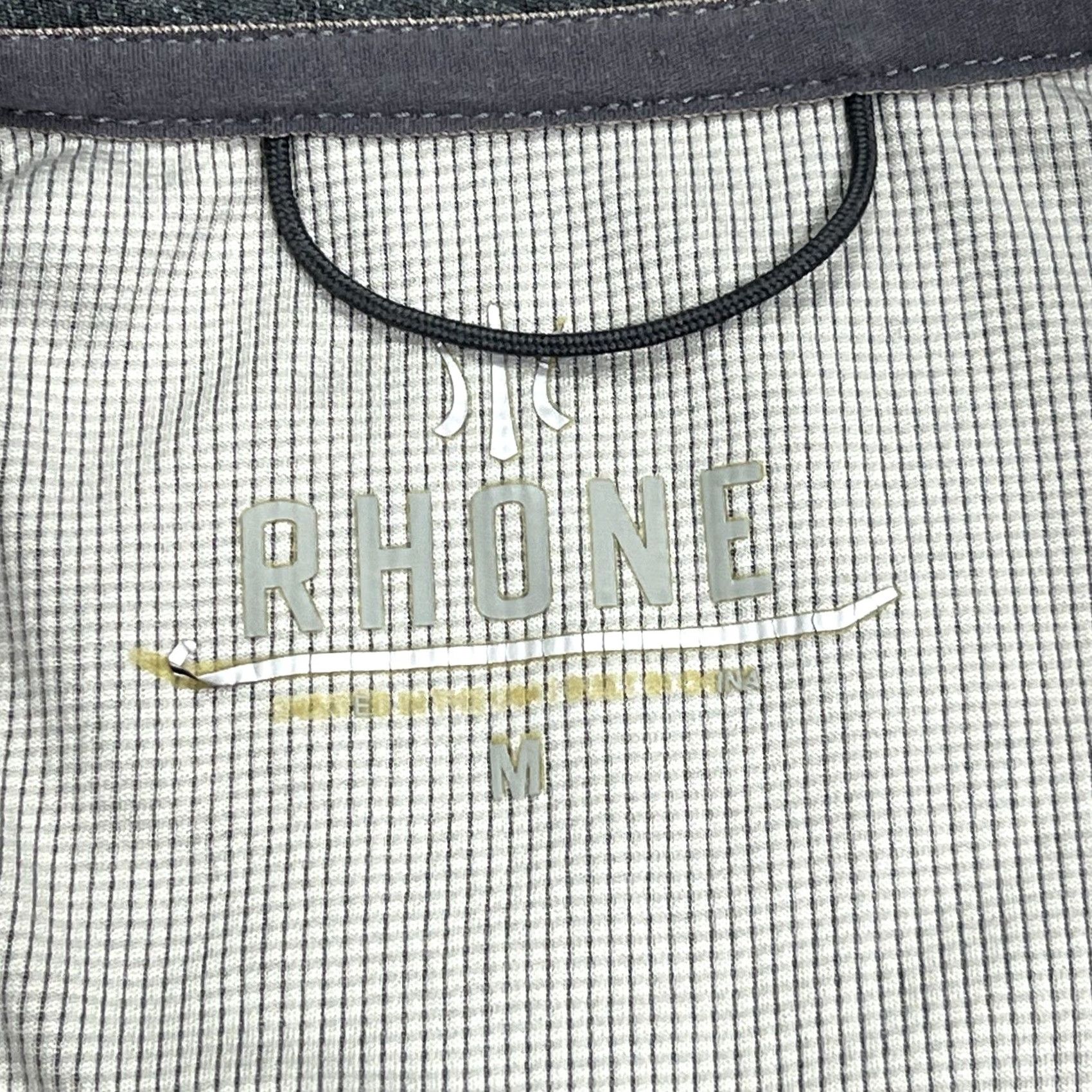 Rhone Rhone 1/4 Zip Pullover Mens M Gray Long Sleeve Golf Stretch Knit Performance Mock Neck Pullover Shirt Size US M / EU 48-50 / 2 - 5 Thumbnail