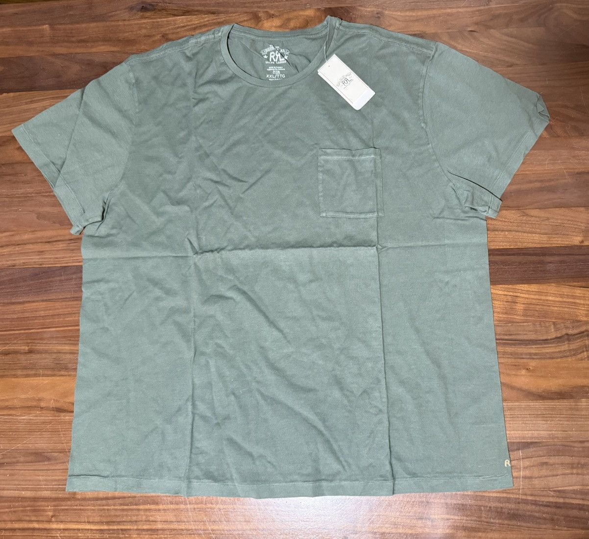 RRL Ralph Lauren Ralph Lauren RRL Pocket Tee in Green T-Shirt Men’s Size XXL Size US XXL / EU 58 / 5 - 1 Thumbnail