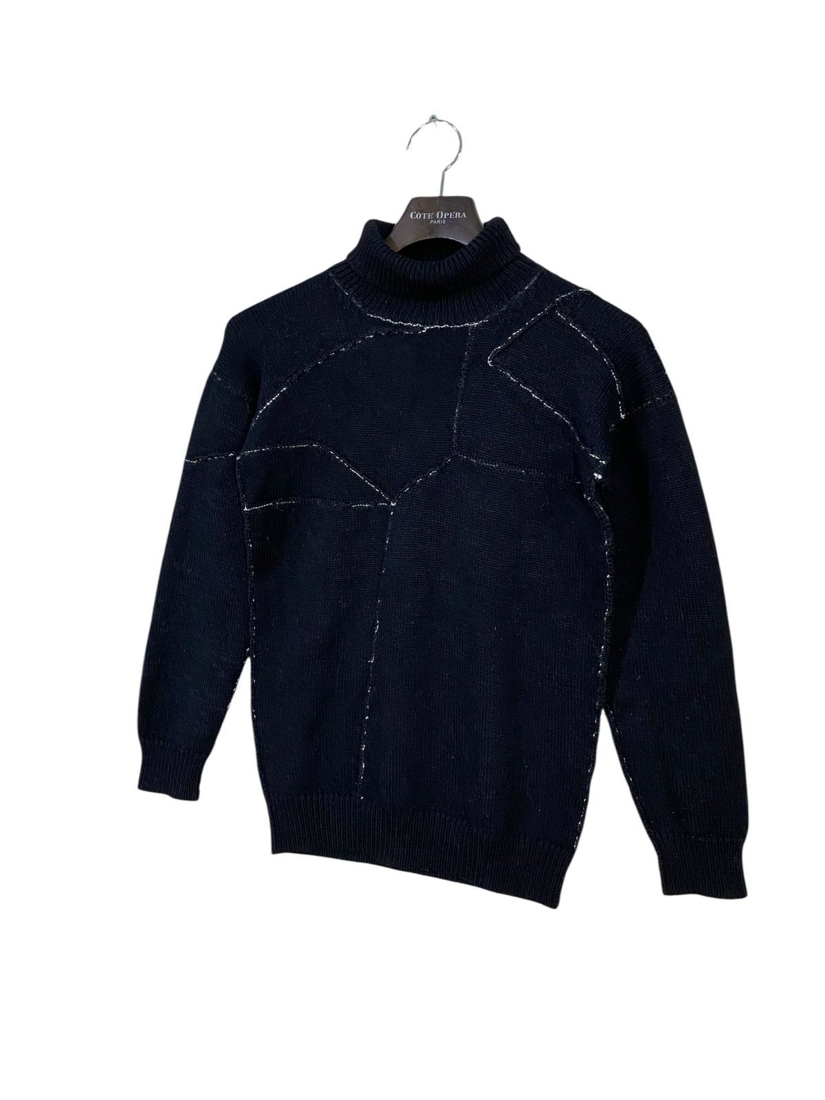 Y's Vintage y's by yohji yamamoto knit wool sweater black rarest Size US M / EU 48-50 / 2 - 2 Thumbnail