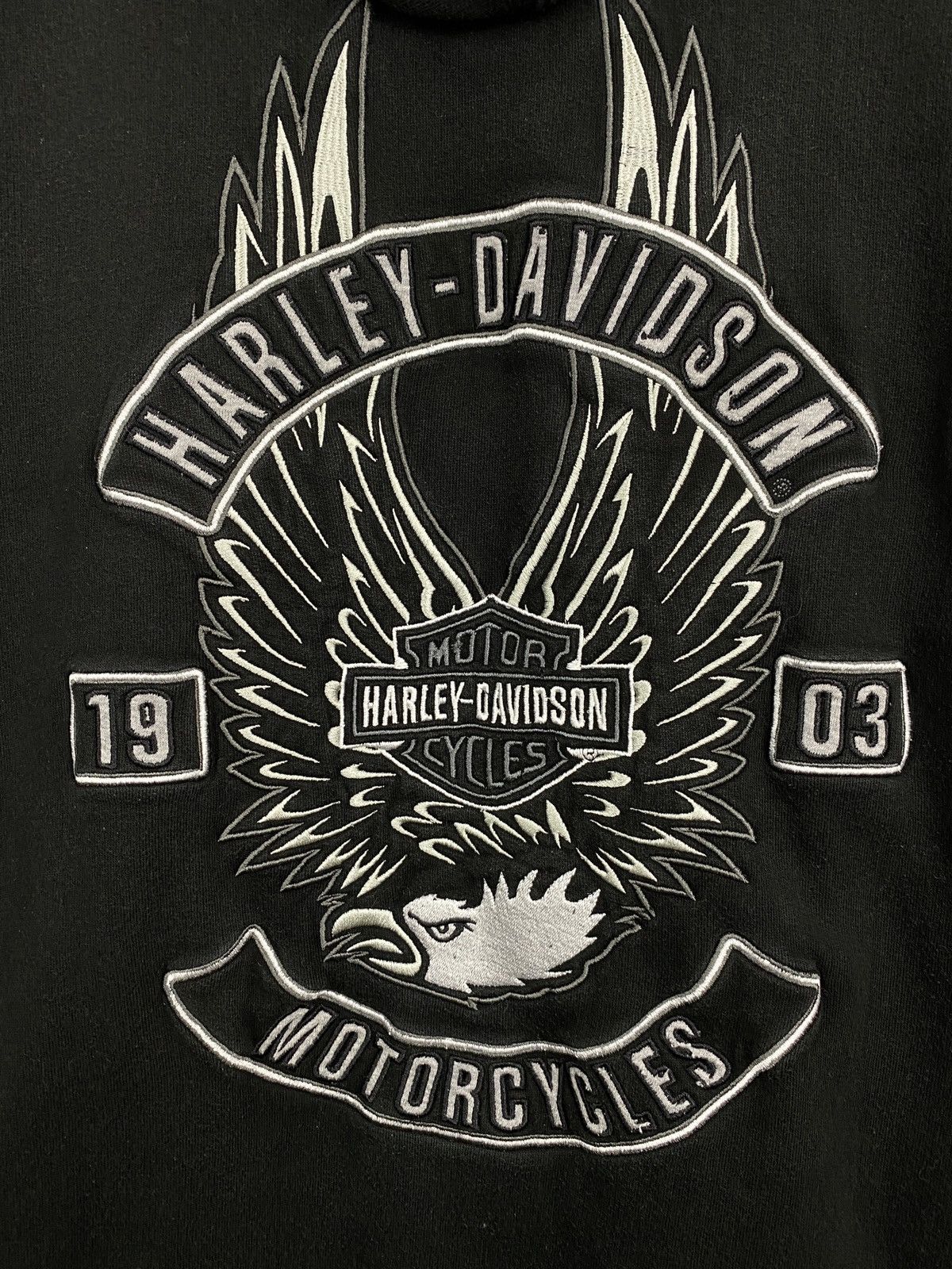 Harley Davidson 🇺🇸 Vintage 90s Harley Davidson Motorcycles Choppers Hoodie Size US L / EU 52-54 / 3 - 10 Thumbnail