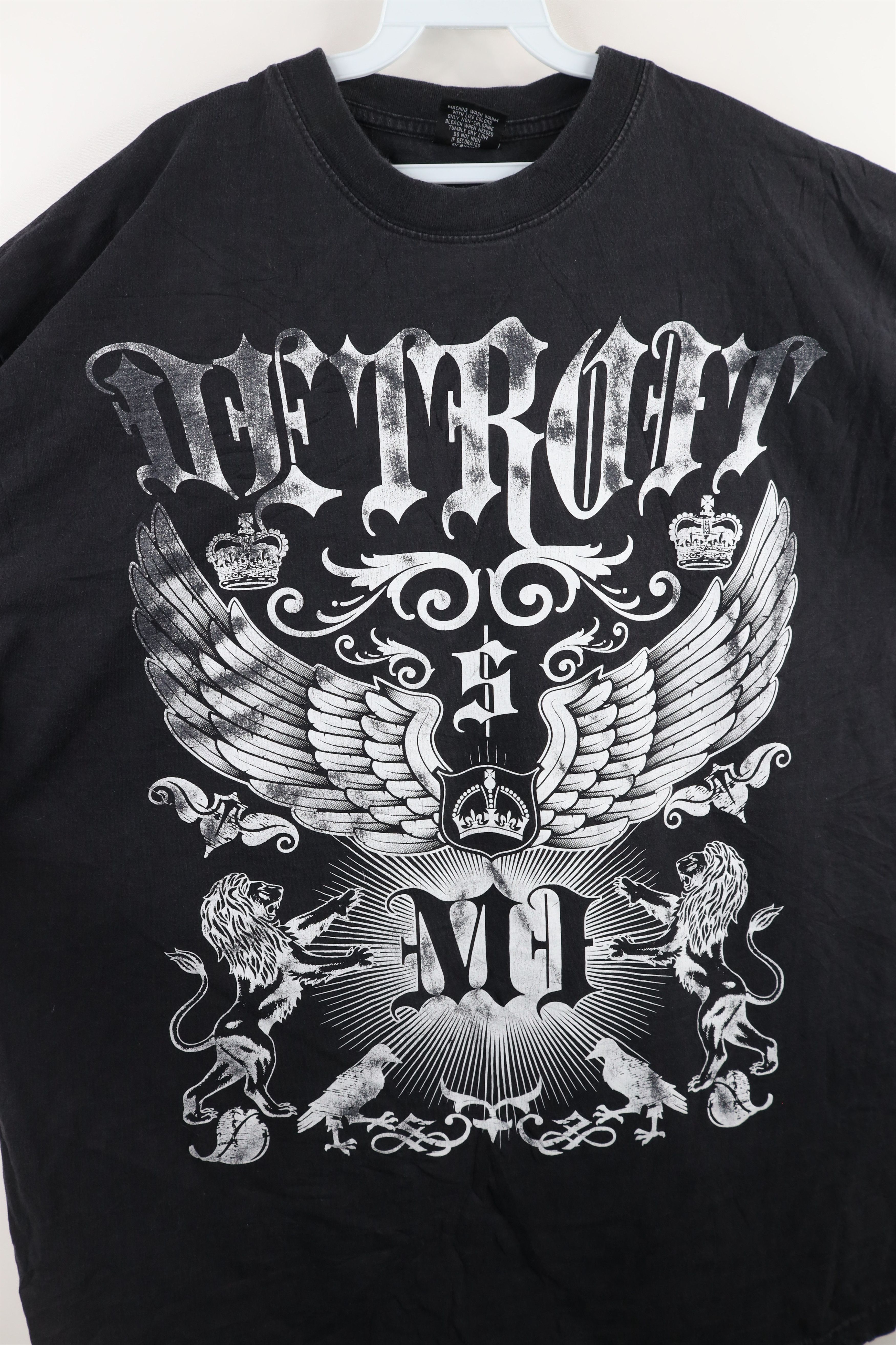 Vintage Vintage Streetwear Out Wings MMA Fighting Detroit T-Shirt Size US XXL / EU 58 / 5 - 4 Thumbnail