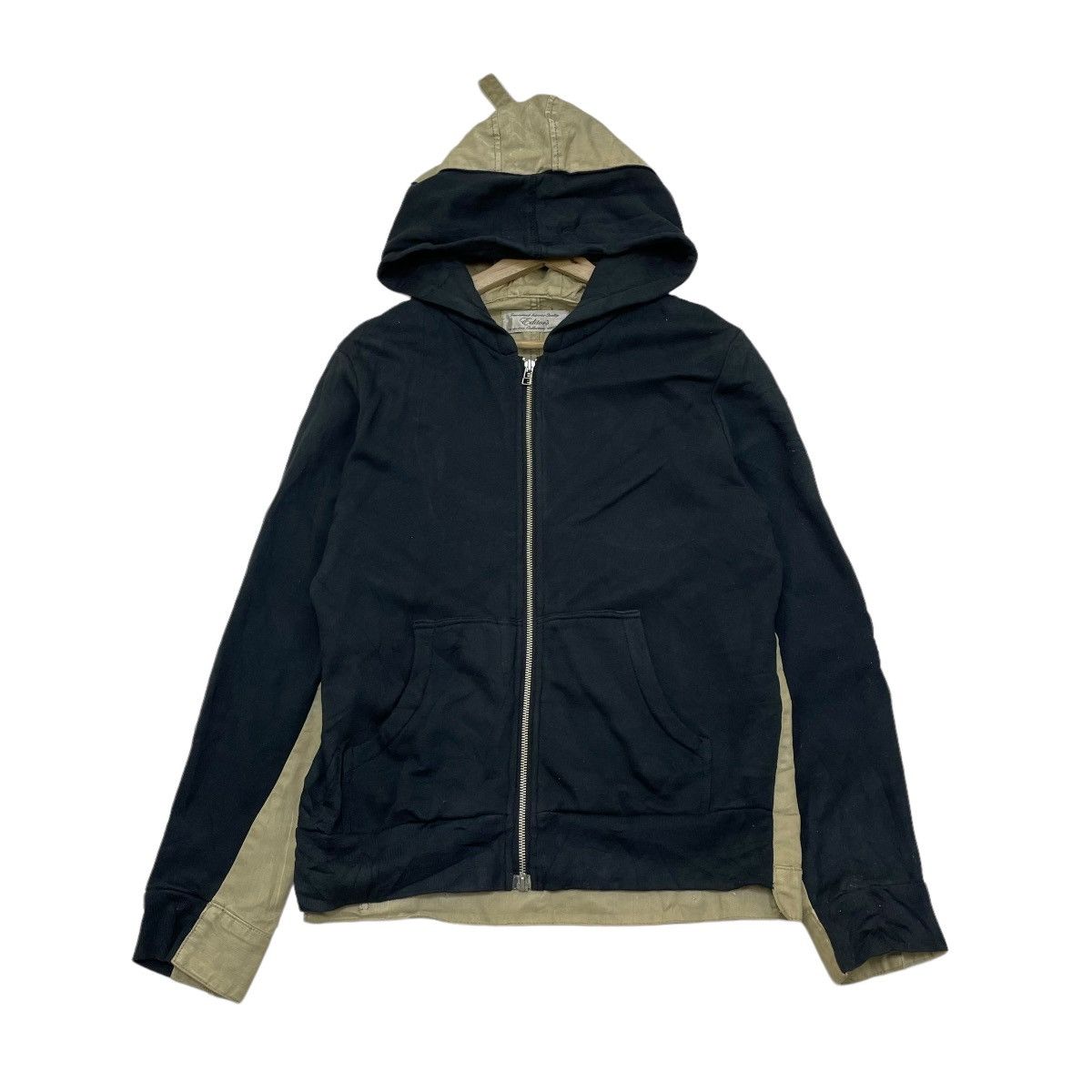 14th Addiction 💥Editors Two Tone Double Ellbow Hooded Jacket Size US M / EU 48-50 / 2 - 1 Thumbnail