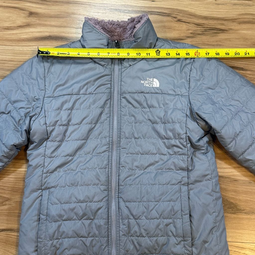 The North Face The North Face Girls XL Reversible Jacket Gray Purple Size XXL / US 16-18 / IT 52-54 - 6 Thumbnail