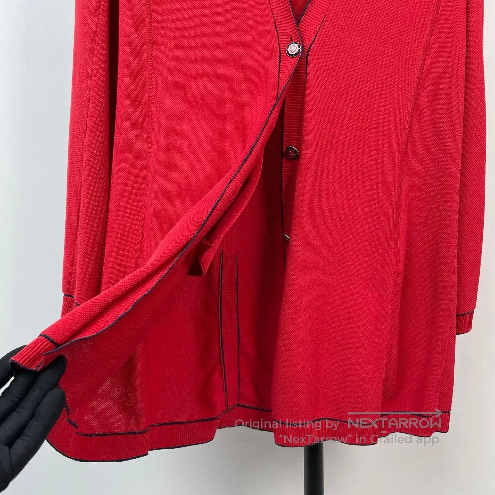Chanel Chanel Cardigan Size 38 Red. Size S / US 4 / IT 40 - 4 Thumbnail