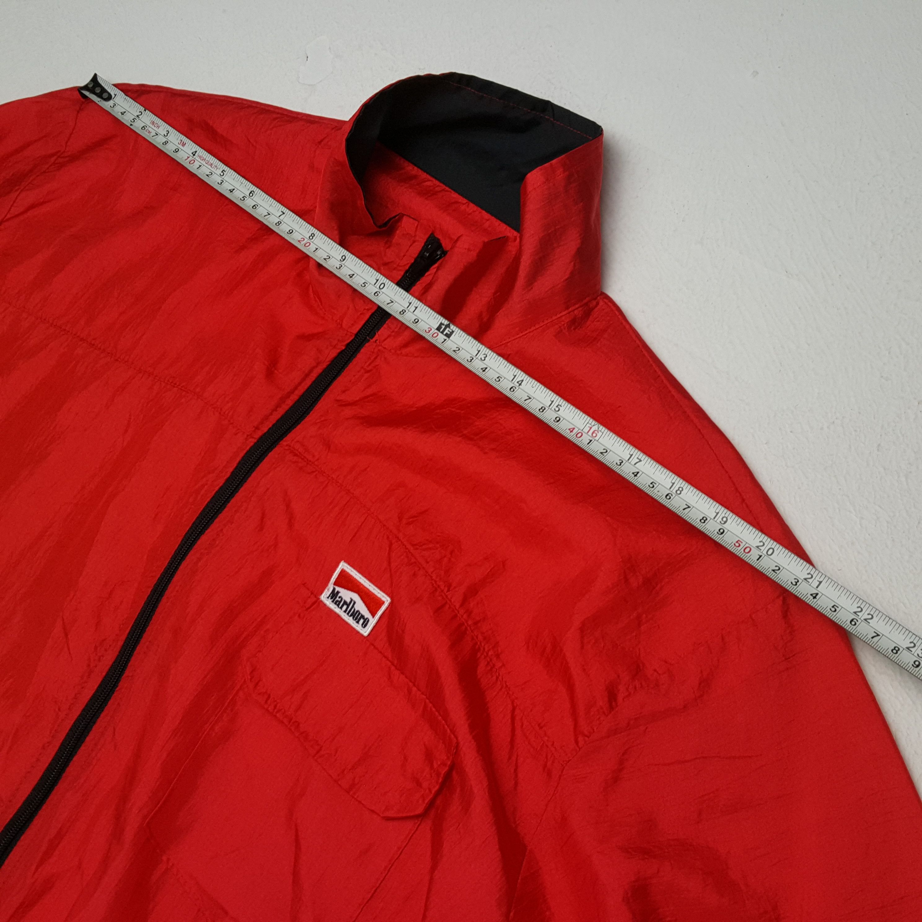 Marlboro × Vintage MARLBORO Windbreaker Jacket Logo Design Style Size US XL / EU 56 / 4 - 5 Thumbnail