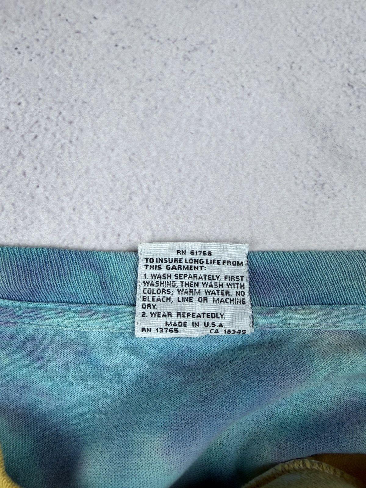Liquid Blue 1991 Guns N' Roses Use Your Ilusion Tour Liquid Blue Tie Dye Size US XL / EU 56 / 4 - 17 Thumbnail