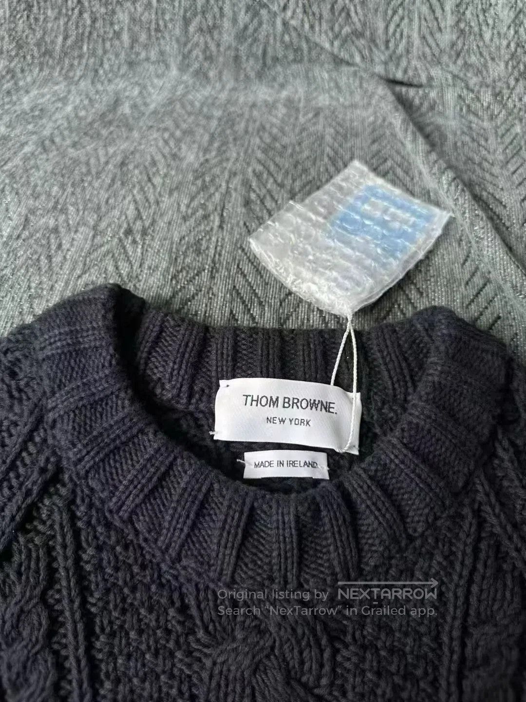 Thom Browne Thom Browne Blue Knit Sweater| Size US XXS / EU 40 - 3 Thumbnail
