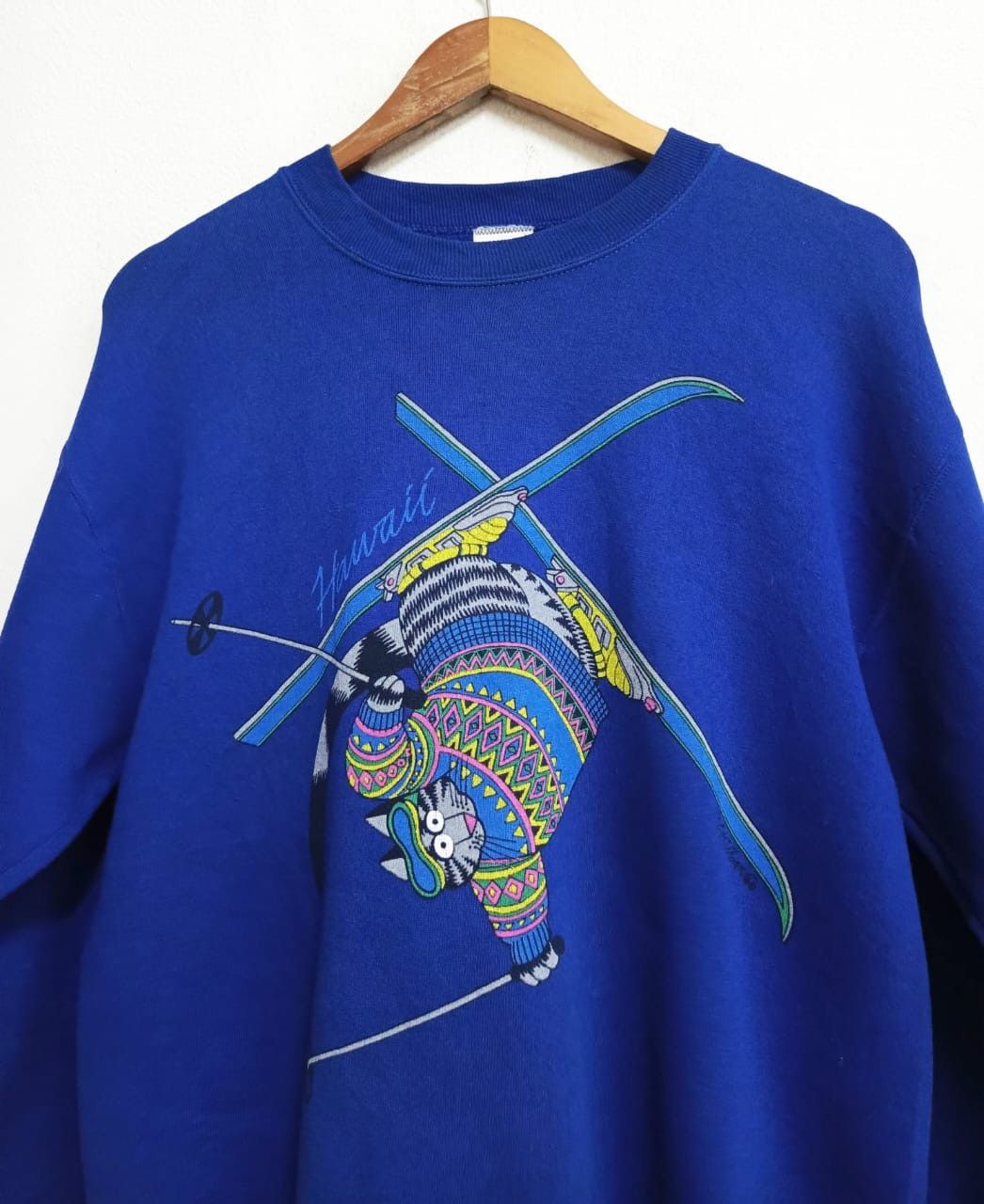 Vintage vintage Crazy Shirts Hawaii sweatshirt featuring a B. Kliban Size US XL / EU 56 / 4 - 1 Thumbnail