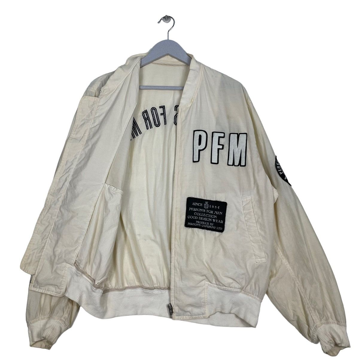 Japanese Brand × PERSON'S 💥PERSONS FOR MEN RIOT BOMBER FLIGHT JACKET Size US L / EU 52-54 / 3 - 6 Thumbnail