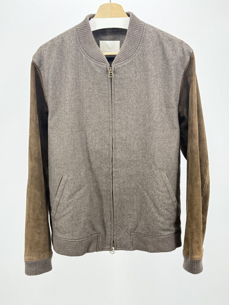 Suede/Wool Bomber