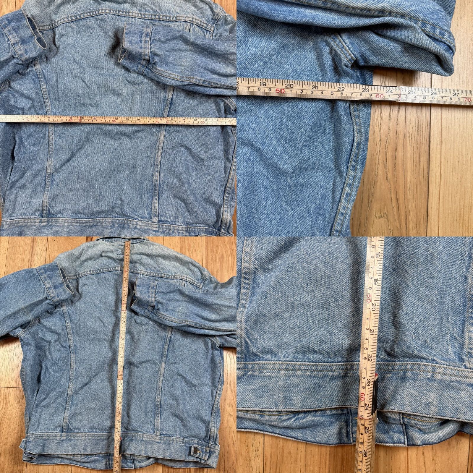Lee VINTAGE Lee Rider Denim Jacket Mens 48L Blue Biker Trucker Light Jacket Denim Blue Mens 48L Biker Lee Rider VTG Size US M / EU 48-50 / 2 - 8 Thumbnail
