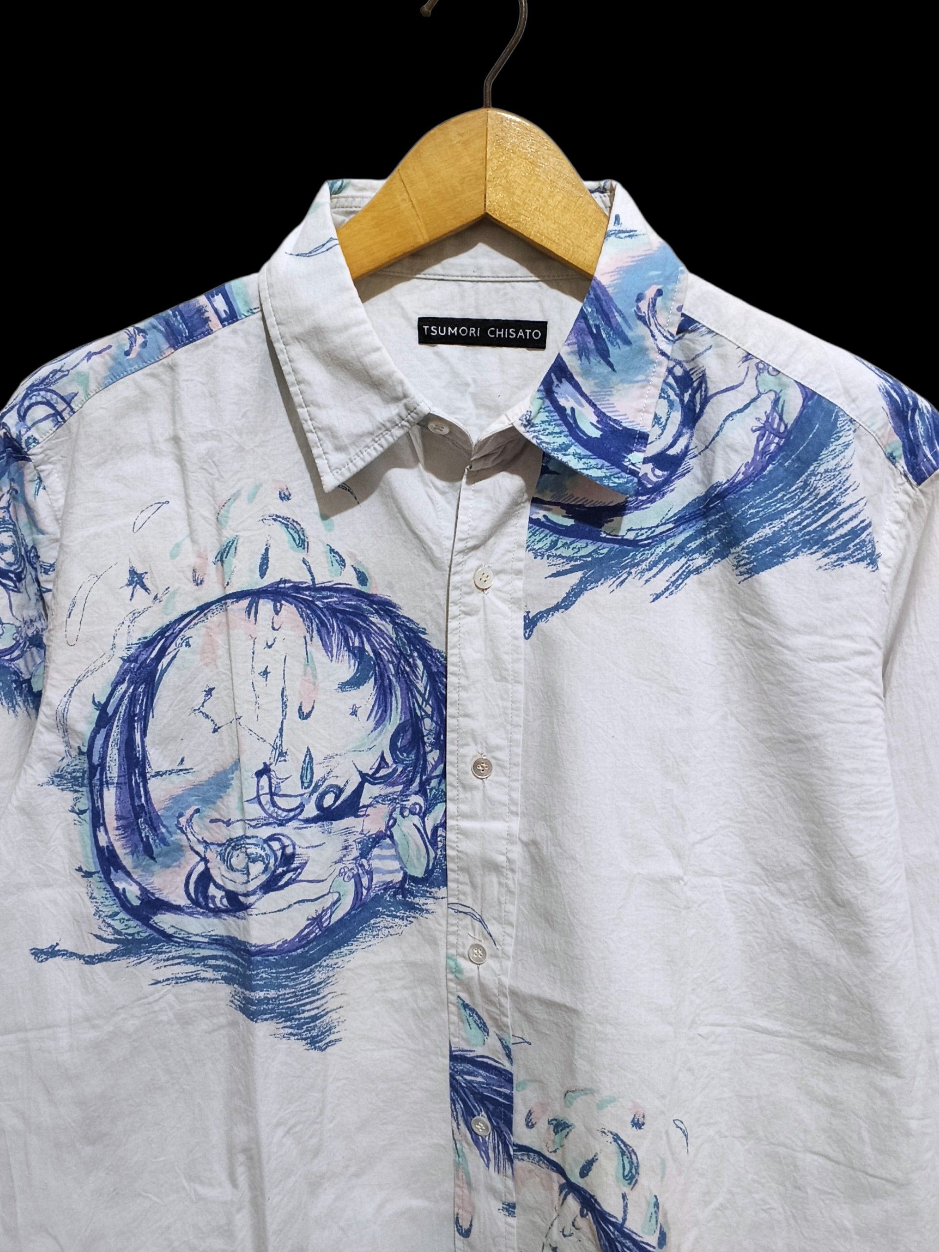 Tsumori Chisato Tsumpri Chisato Printed Shirt Size US M / EU 48-50 / 2 - 3 Thumbnail