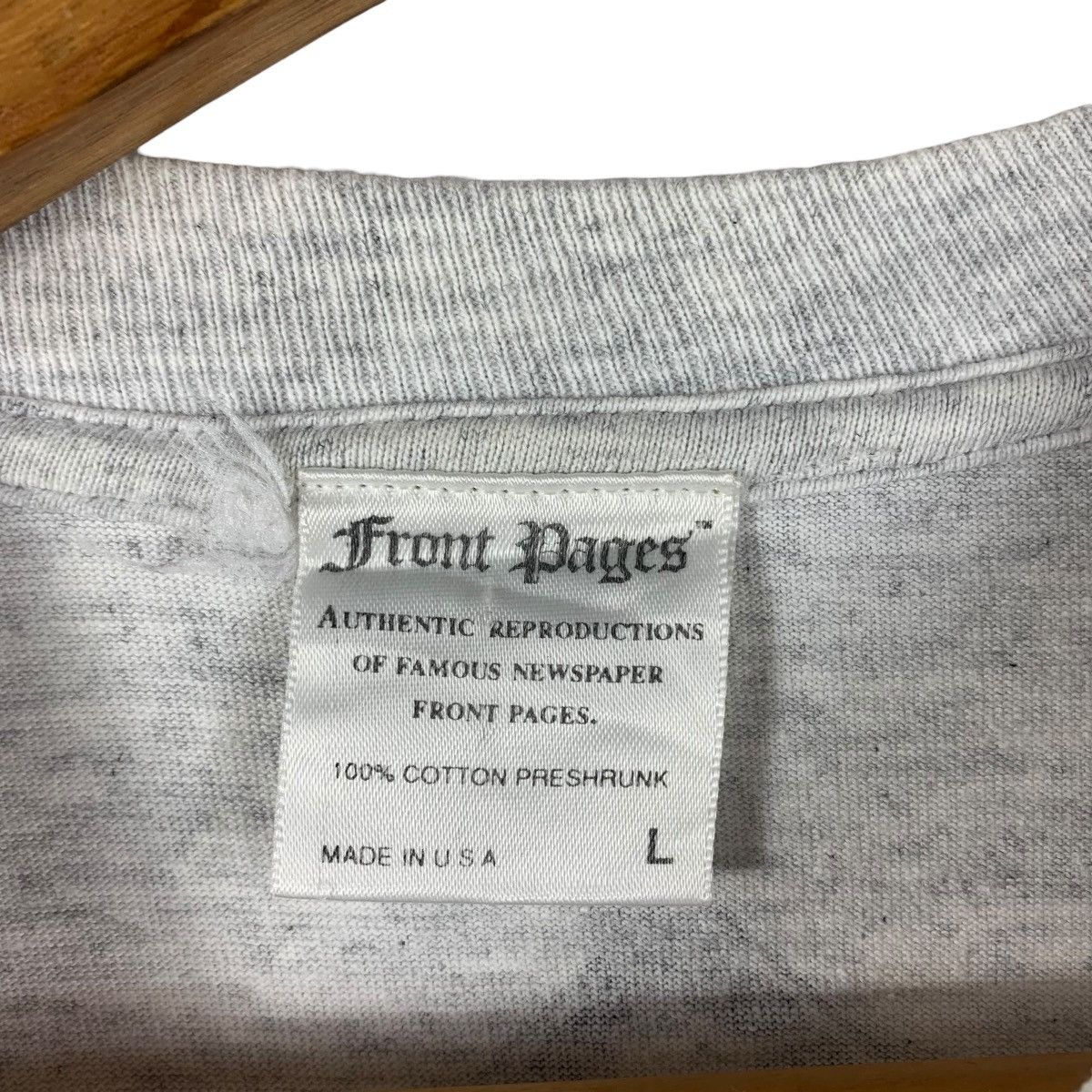 Vintage 90s CHICAGO WHITE SOX newspaper printed nba tee