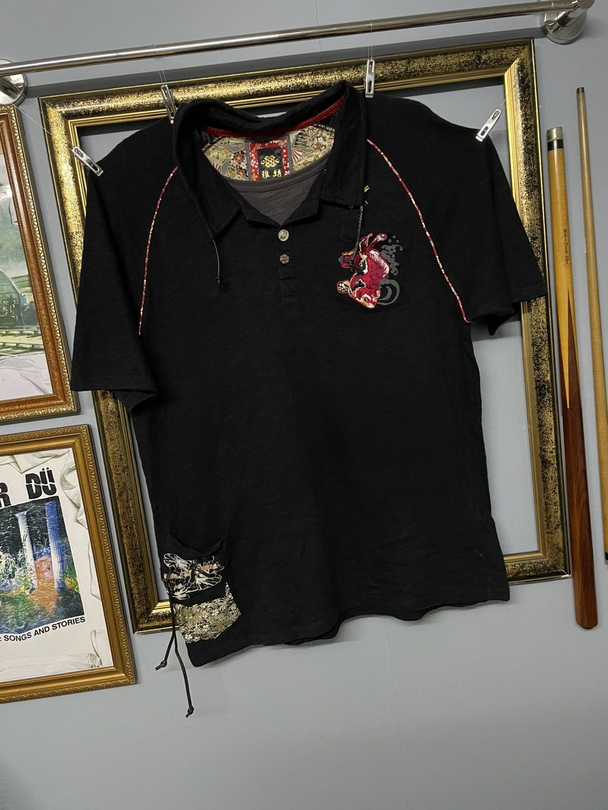 Designer × Japanese Brand × Vintage Vintage Japan Designer Traditional Koi Sukajan Embroidery Size US M / EU 48-50 / 2 - 2 Thumbnail