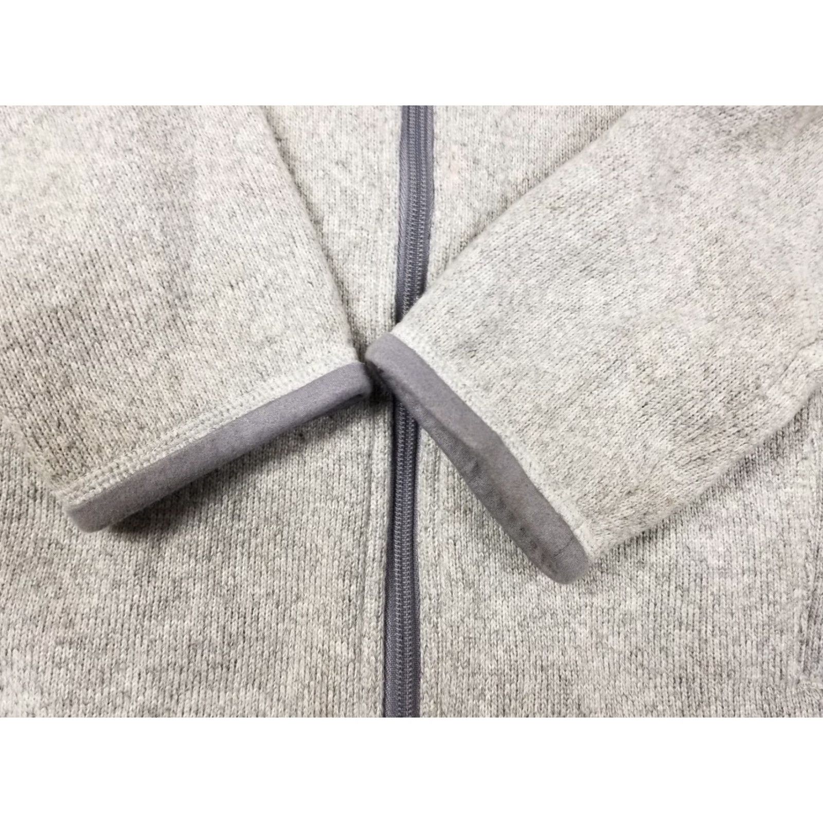 Patagonia PATAGONIA Gray Hooded Fleece Full Zip Up SZ Women's Medium MINTY Hoodie Women Size M / US 6-8 / IT 42-44 - 5 Thumbnail