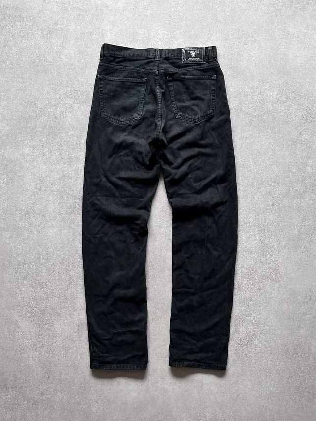 Versace × Vintage Vintage Versace Medusa Baggy Jeans 35 Size US 35 - 1 Thumbnail
