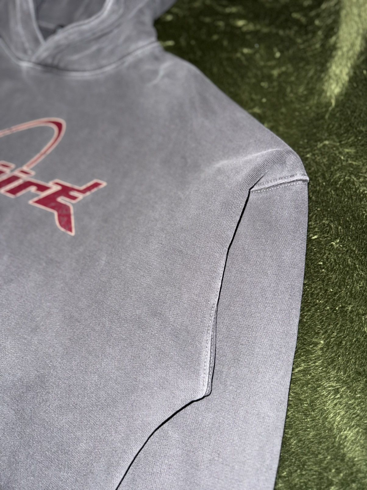 Japanese Brand [50] FUTURE LAB BJORK Parody Vintage Washed Hoodie Charcoal Size US XL / EU 56 / 4 - 4 Thumbnail