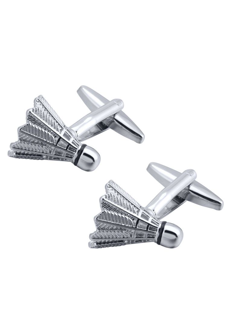 Other Silver Badminton Men Cufflinks Size ONE SIZE - 1 Thumbnail