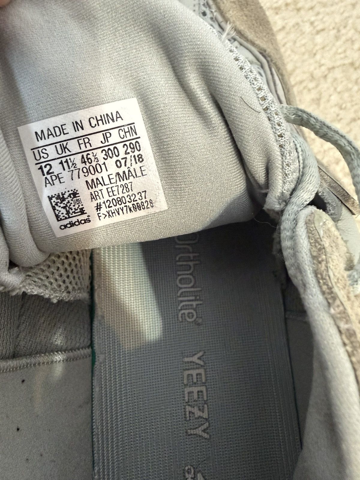 Adidas Adidas YEEZY 500 Salt EE7287 US 12 Size US 12 / EU 45 - 7 Thumbnail