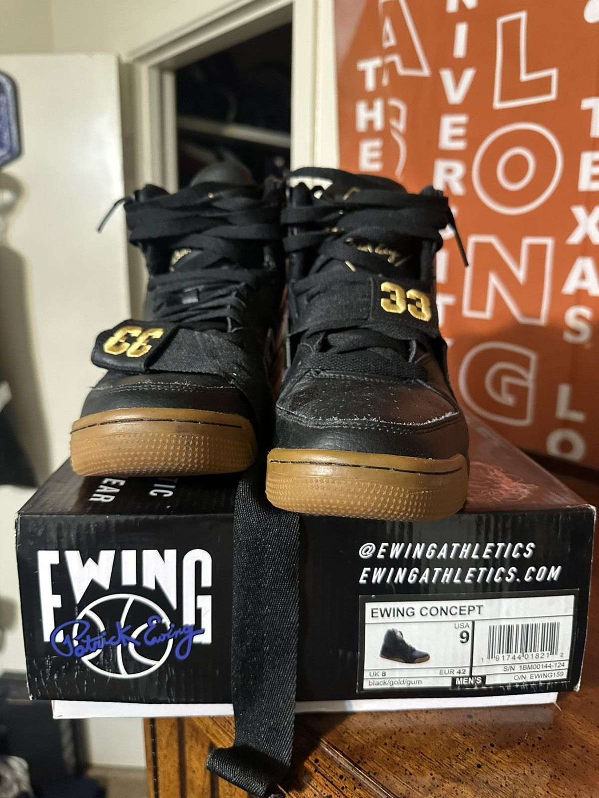 NBA × Vintage Vintage NBA Patrick Ewing concept 00s size 9 Size US 9 / EU 42 - 2 Thumbnail