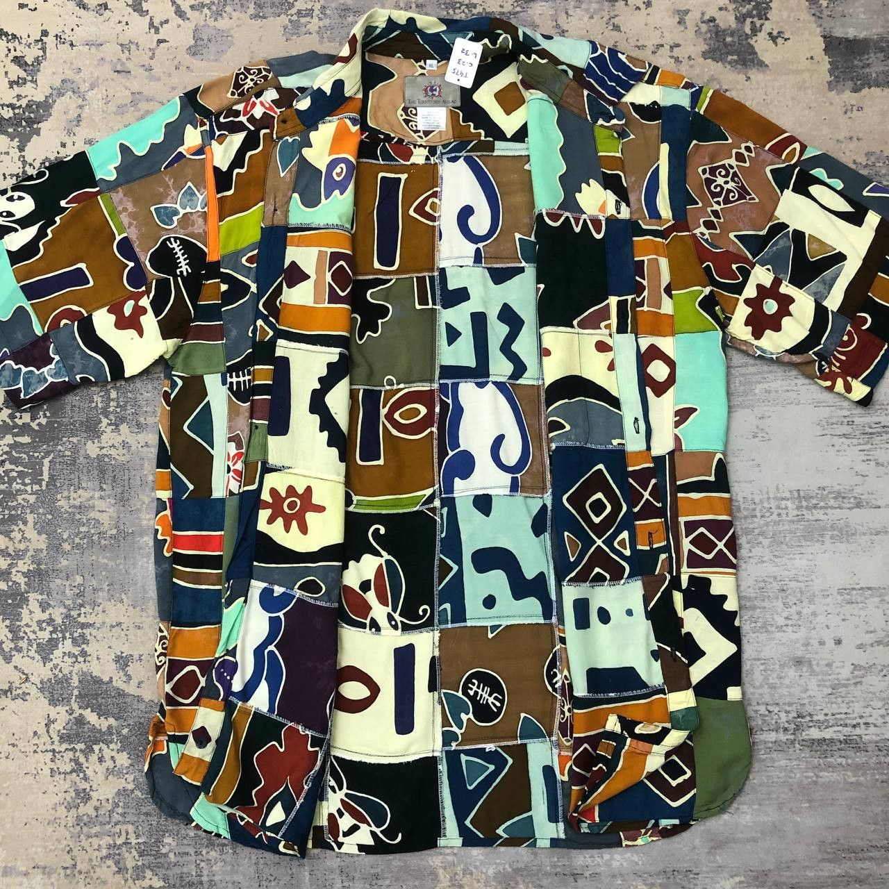 The Territory Ahead T475 THE TERRITORY AHEAD PATCHWORK POP ART SHIRTS Size US XL / EU 56 / 4 - 3 Thumbnail