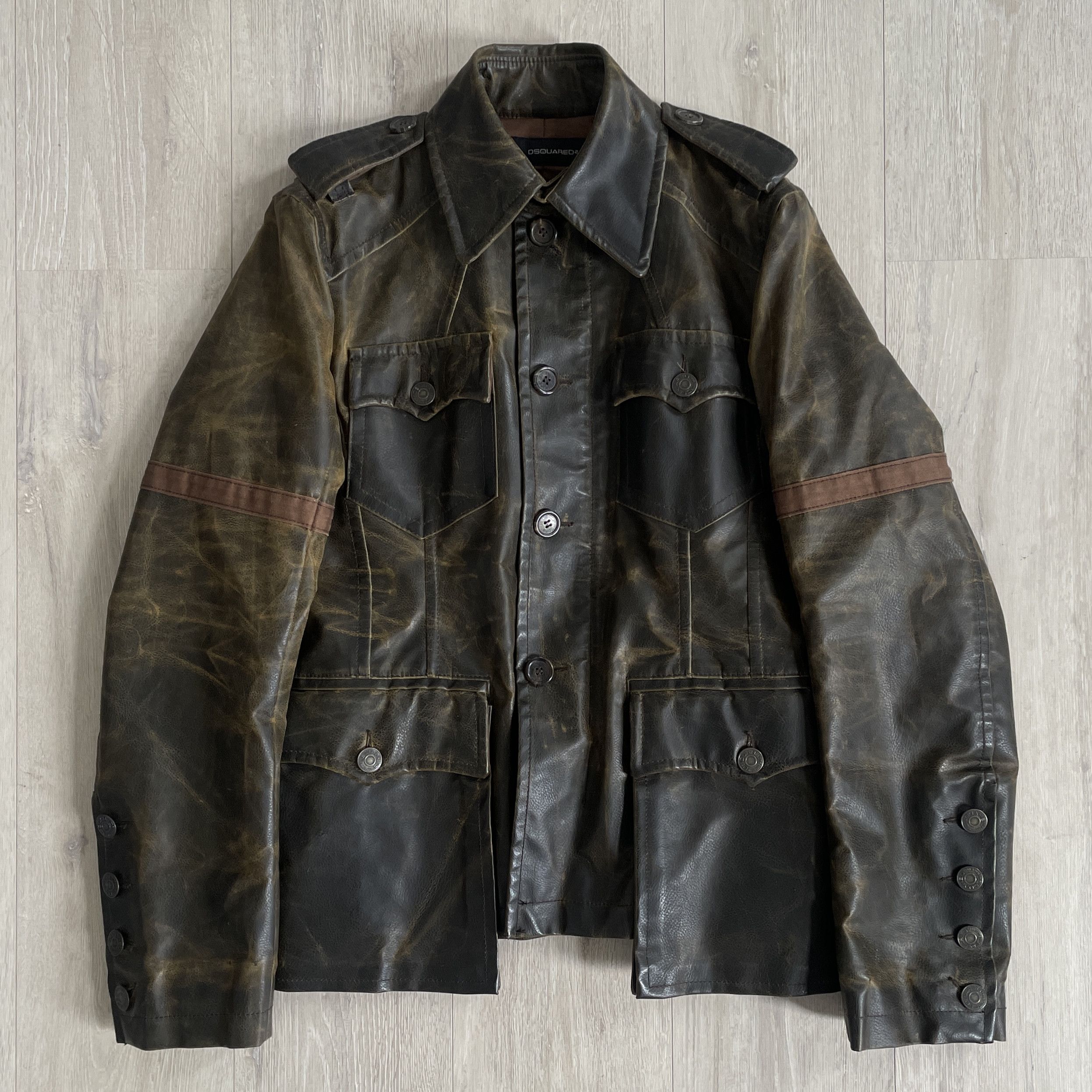 Men's Dsquared2 Leather Jackets | Grailed