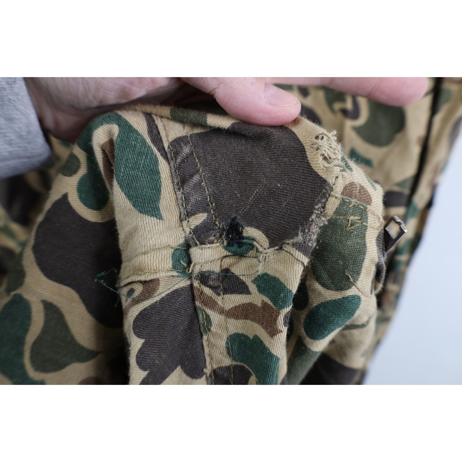 Vintage Vintage 70s Streetwear Frogskin Camouflage Coveralls Size US 38 / EU 54 - 12 Thumbnail