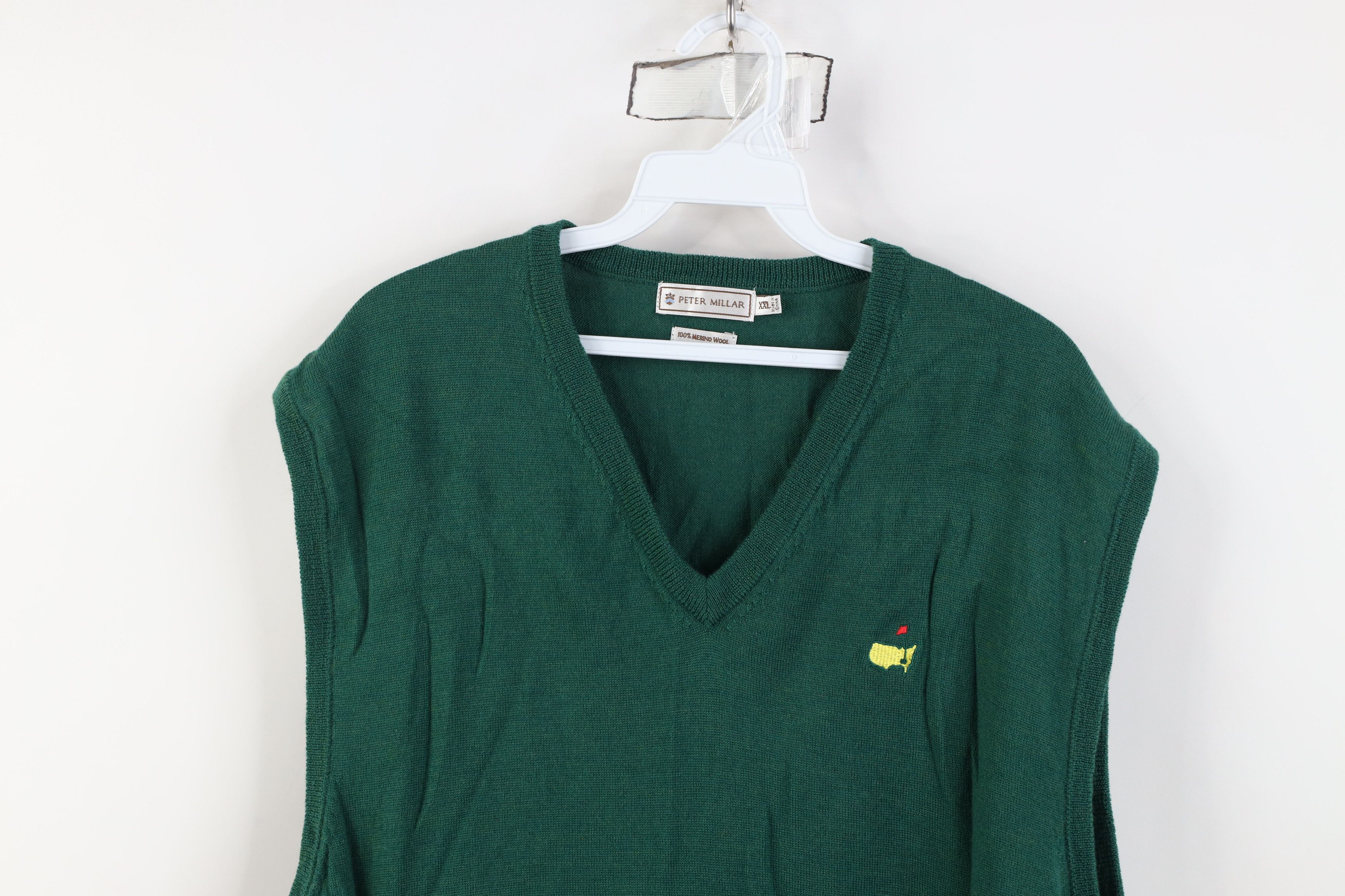 Peter Millar Vintage Peter Millar The Masters Wool Knit Golf Sweater Vest Size US XXL / EU 58 / 5 - 2 Thumbnail