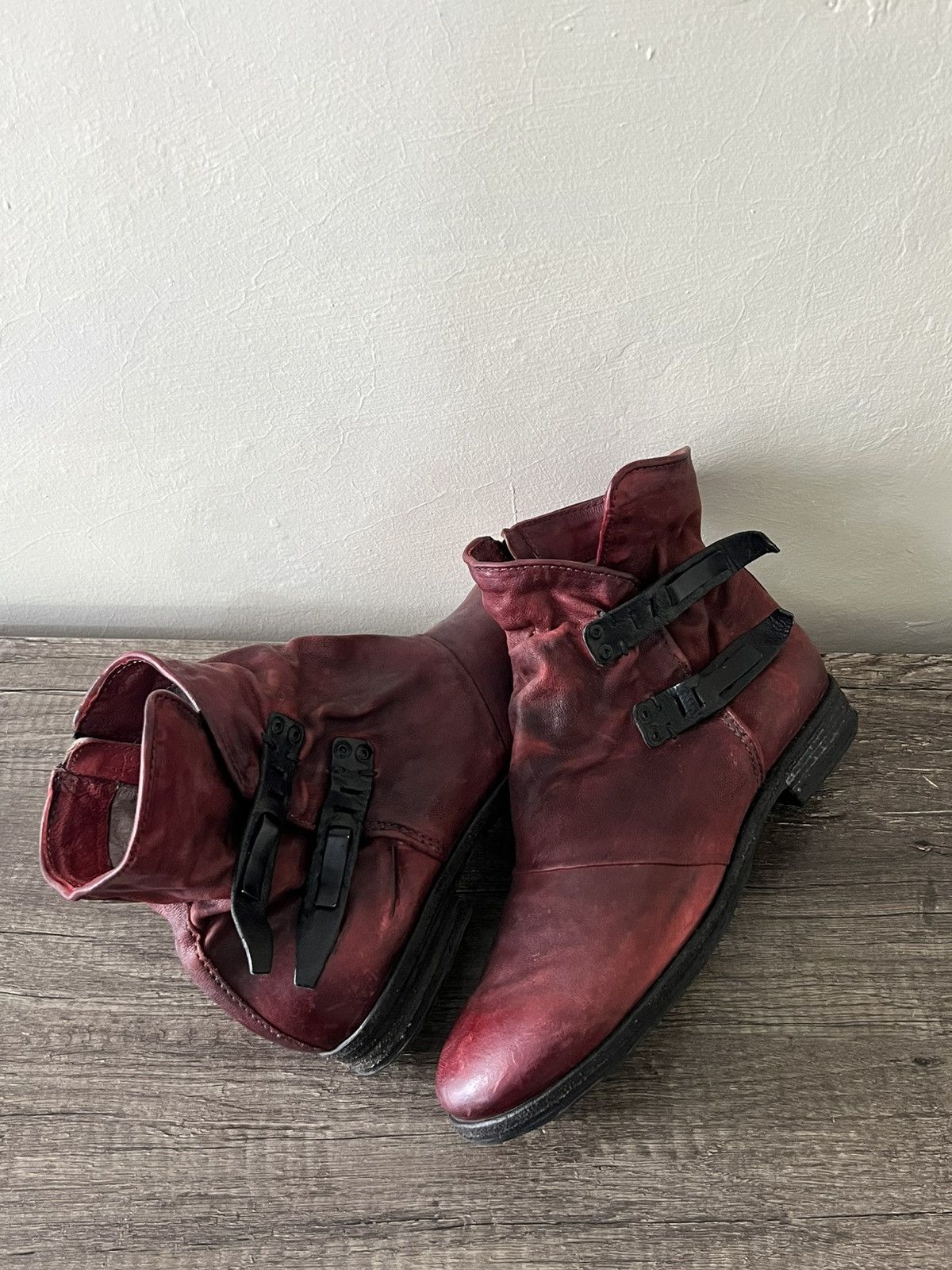 A.S.98 LEATHER CHUNKY A.S.98 BOOTS Size US 8 / EU 41 - 8 Thumbnail
