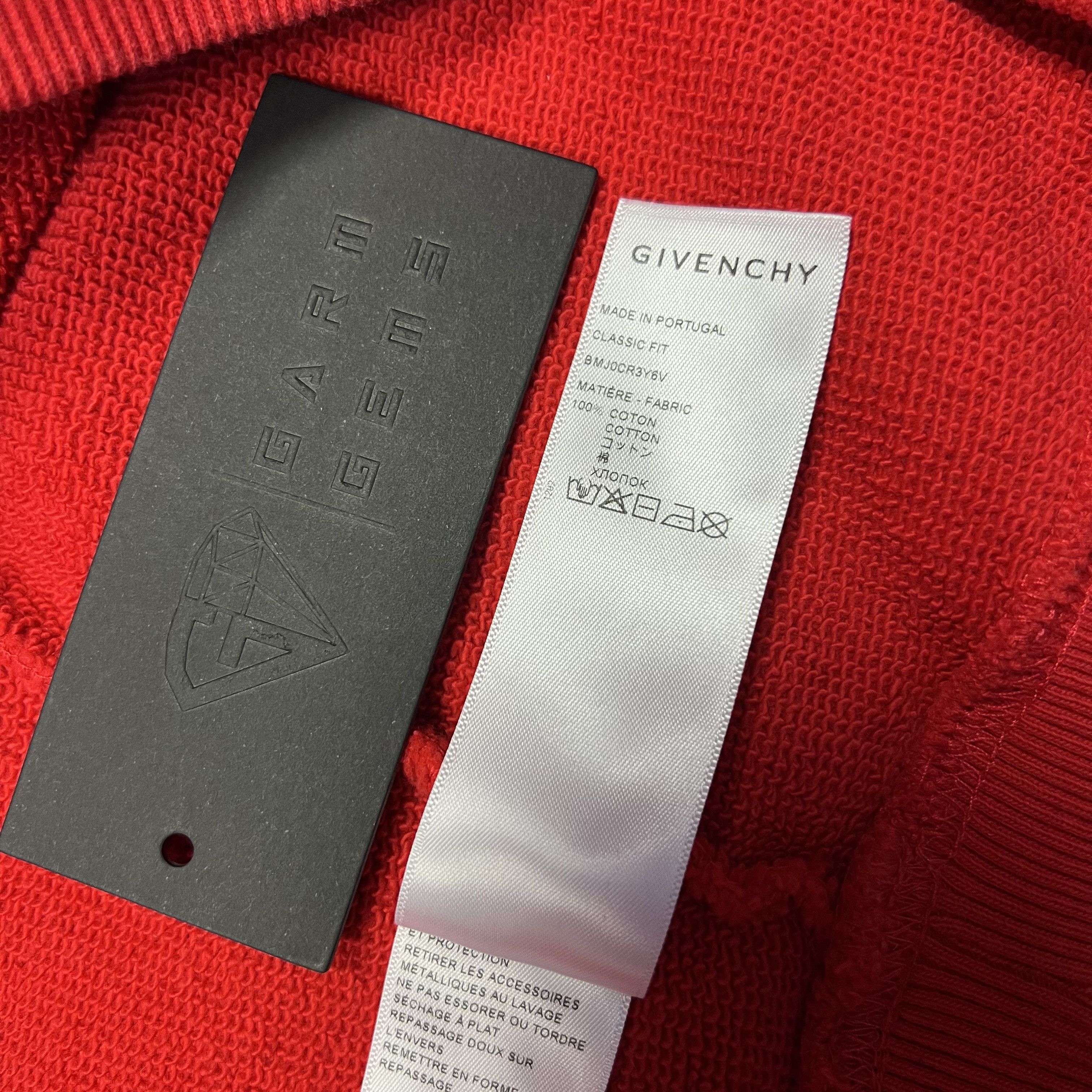 Givenchy Givenchy Trompe-L'œil Ring Logo Print Sweatshirt Size US XS / EU 42 / 0 - 6 Thumbnail