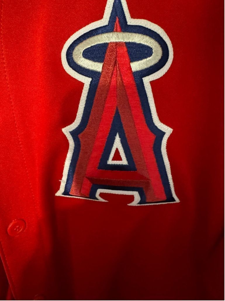 Majestic Los Angeles LA Angels of Anaheim Majestic Jersey Mens Sz XL Size US XL / EU 56 / 4 - 6 Thumbnail