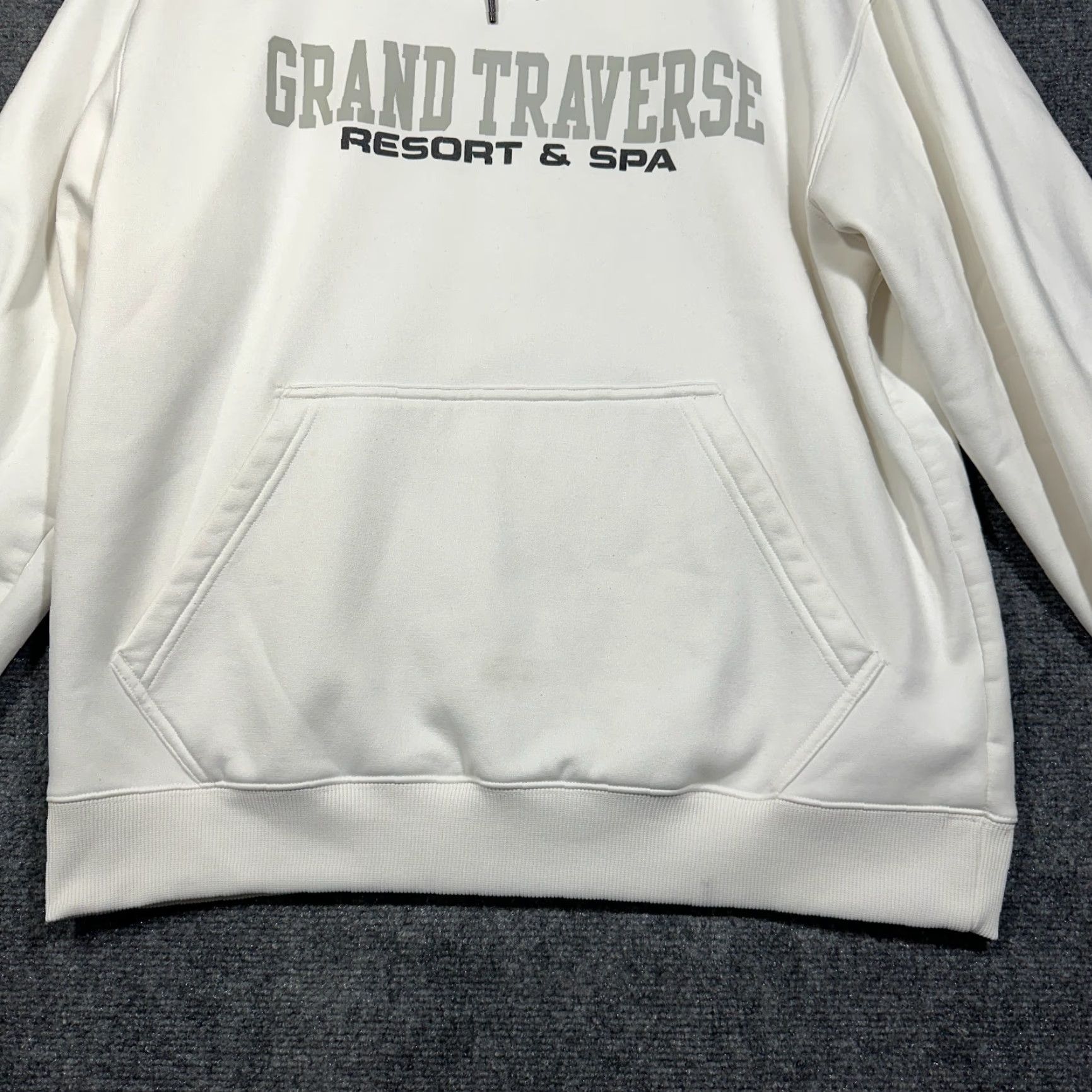 Under Armour Under Armour Hoodie Mens M White Logo Pullover Knit Loose Fit Size US M / EU 48-50 / 2 - 2 Thumbnail