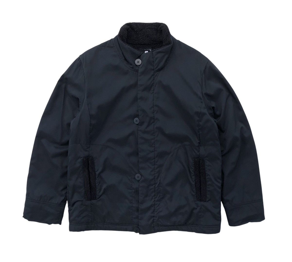 Y's Y's for living Lined Fleece Bomber Jacket Size L / US 10 / IT 46 - 2 Thumbnail