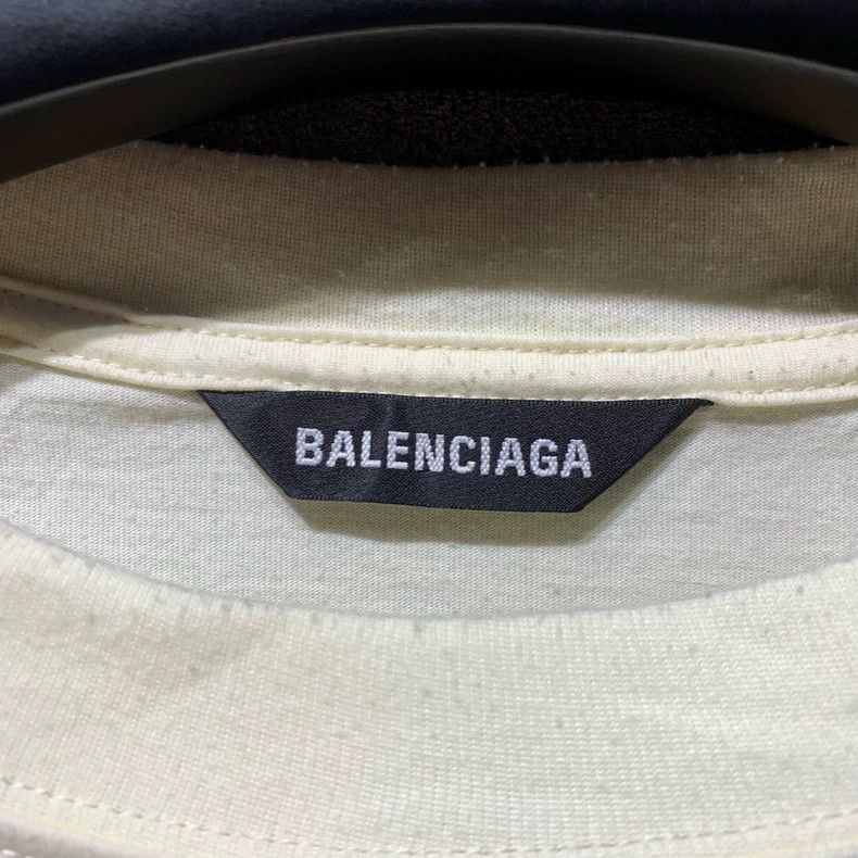 Balenciaga Balenciaga Khaki double B short sleeves 2502-Nextarrow Size US S / EU 44-46 / 1 - 2 Thumbnail