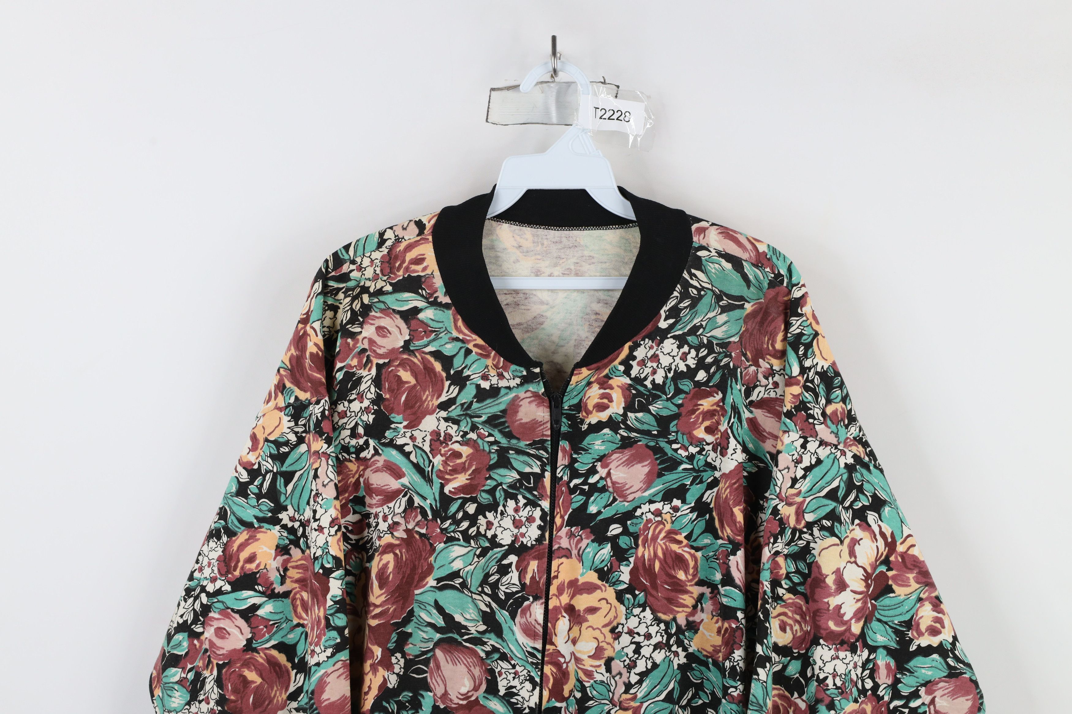 Vintage Vintage 90s Streetwear All Over Print Bomber Jacket USA Size L / US 10 / IT 46 - 2 Thumbnail