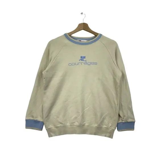 Courreges Vtg ANDRE COURREGES PARIS Embroidery Logo Sweatshirt Size S / US 4 / IT 40 - 5 Thumbnail