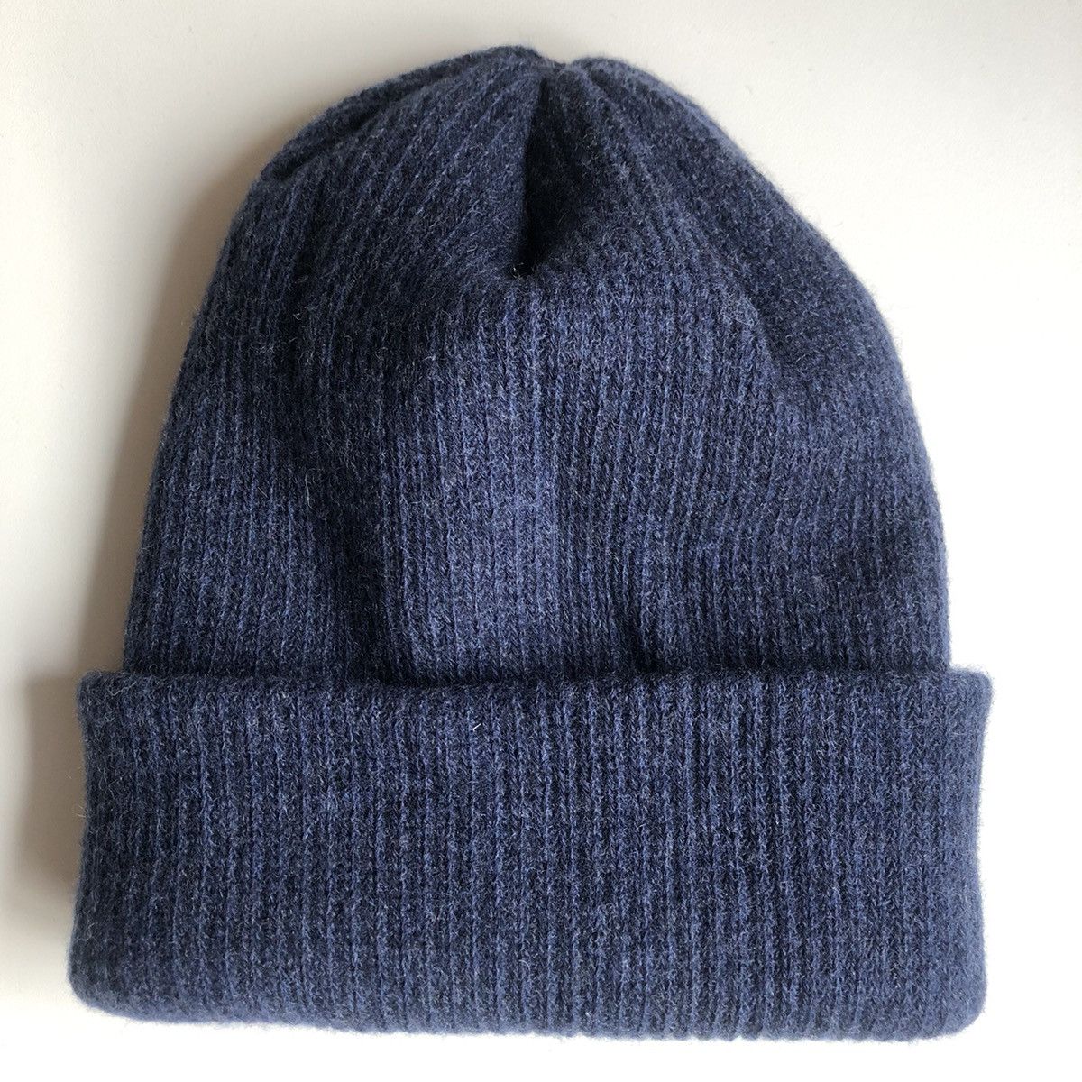 Noah Noah Cashmere/Merino BLANK beanie NAVY Size ONE SIZE - 1 Thumbnail