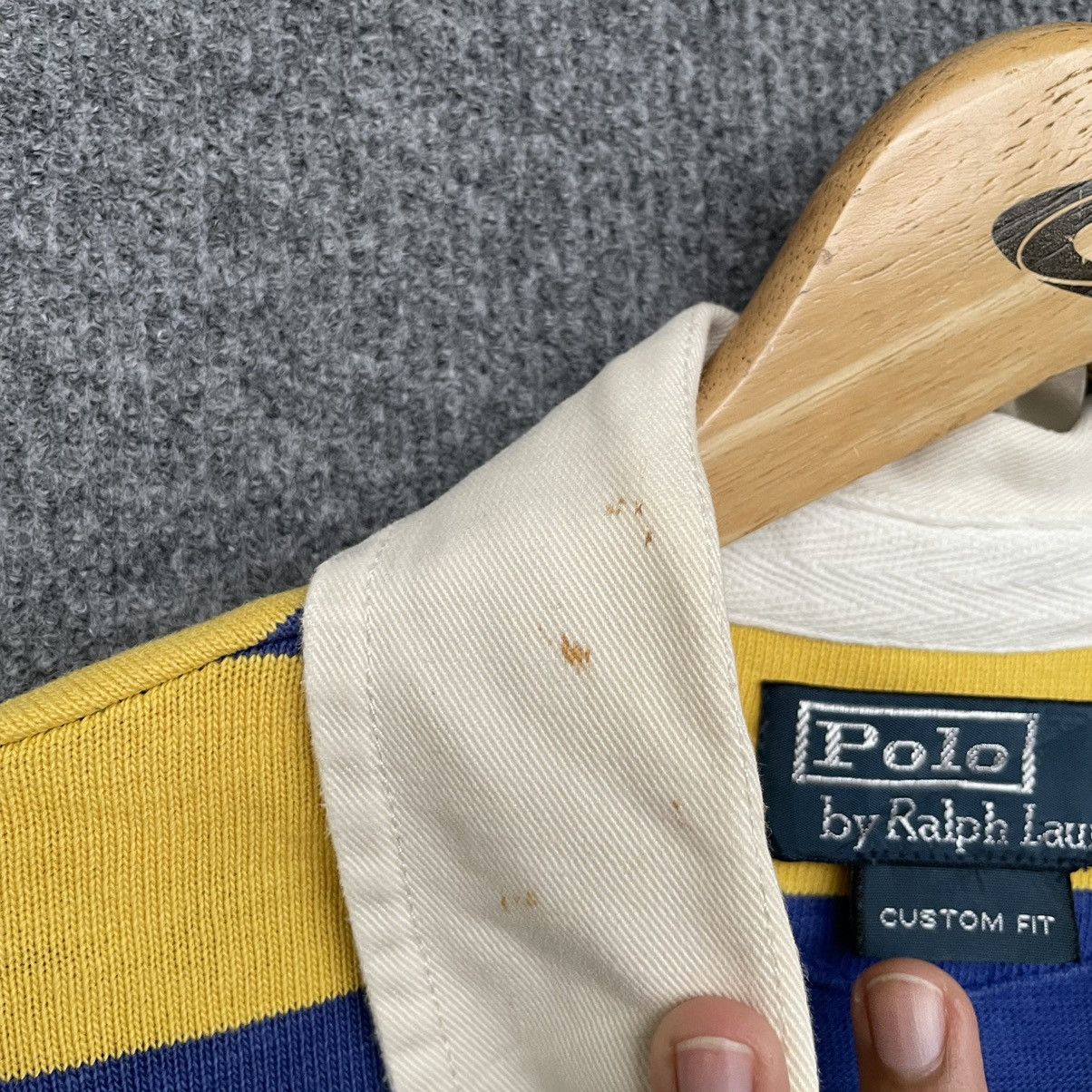 Polo Ralph Lauren × Rugby Ralph Lauren × Vintage 90s Polo by Ralph Lauren P-6 Polo Rugby All Single Sttich Size US M / EU 48-50 / 2 - 5 Thumbnail
