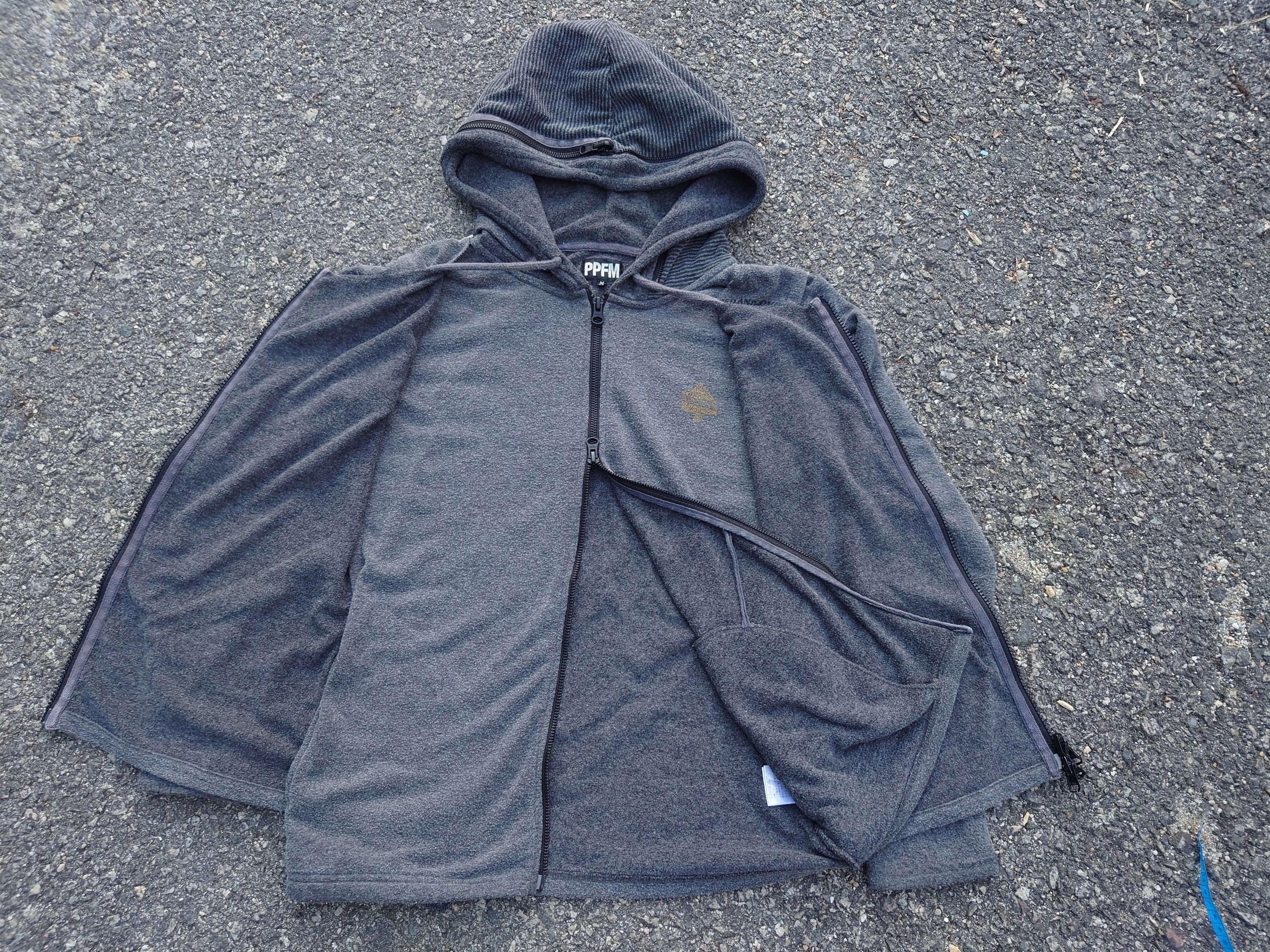 PPFM PPFM Archival Grey Graphic Hoodie Size US M / EU 48-50 / 2 - 8 Thumbnail