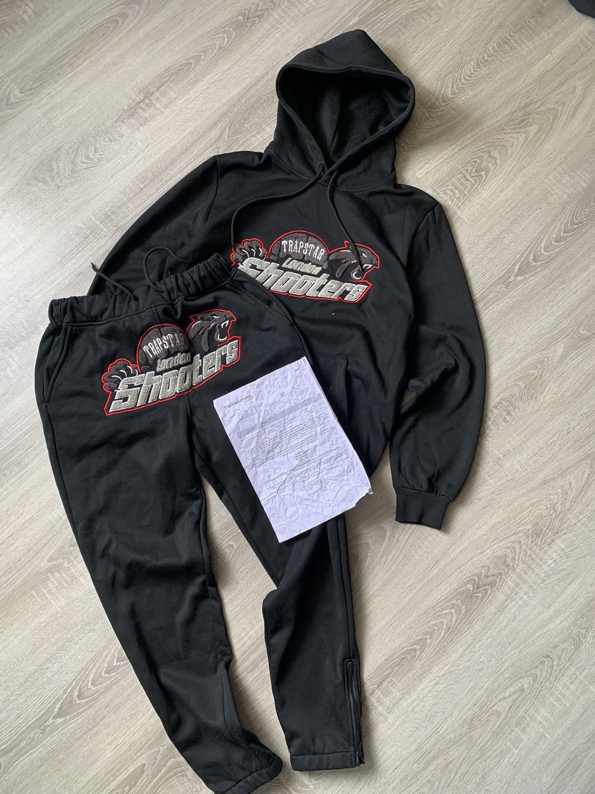 Trapstar London Trapstar Shooters Tracksuit black/red | Grailed