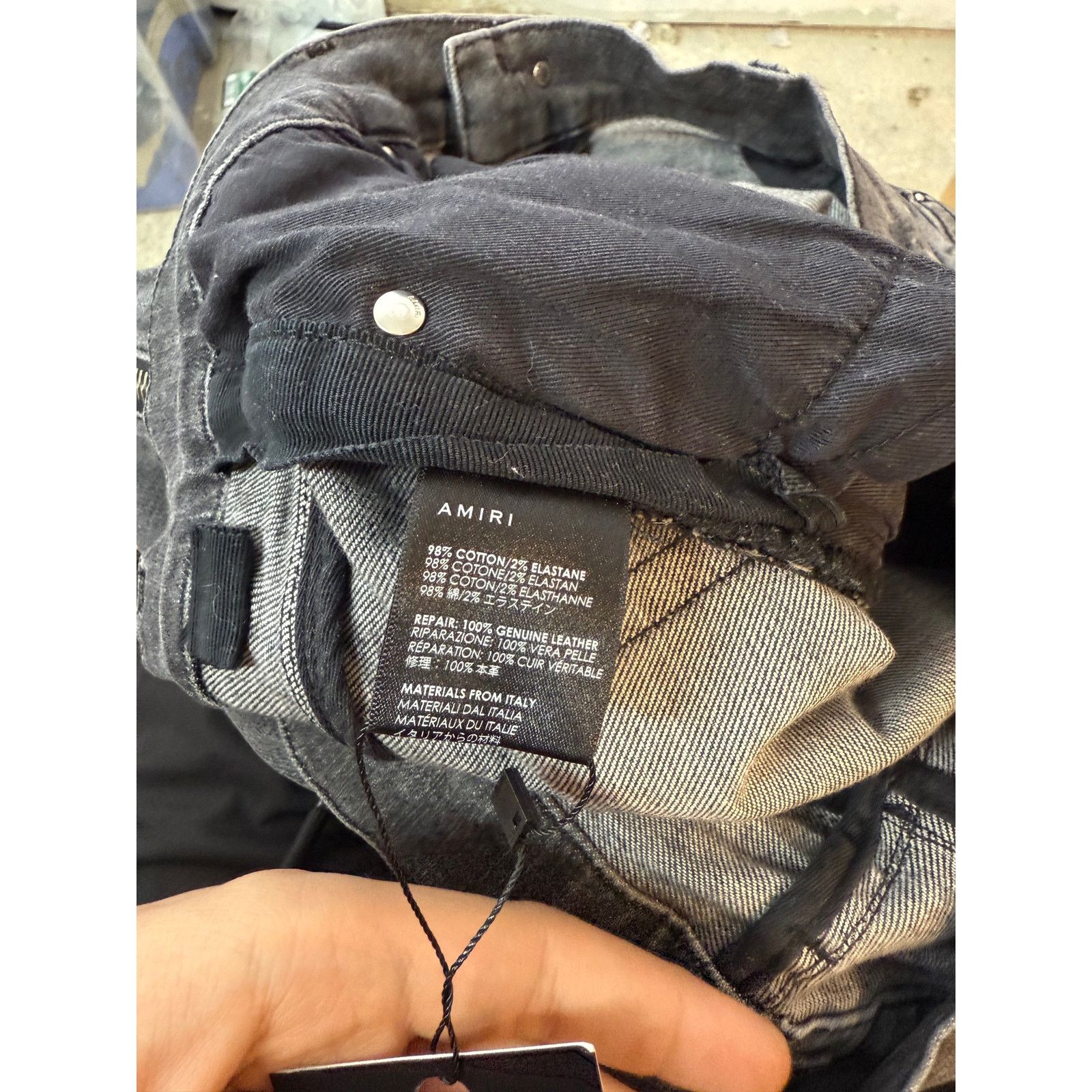 Amiri Amiri MX2 Grey & Black Jeans Size US 36 / EU 52 - 3 Thumbnail