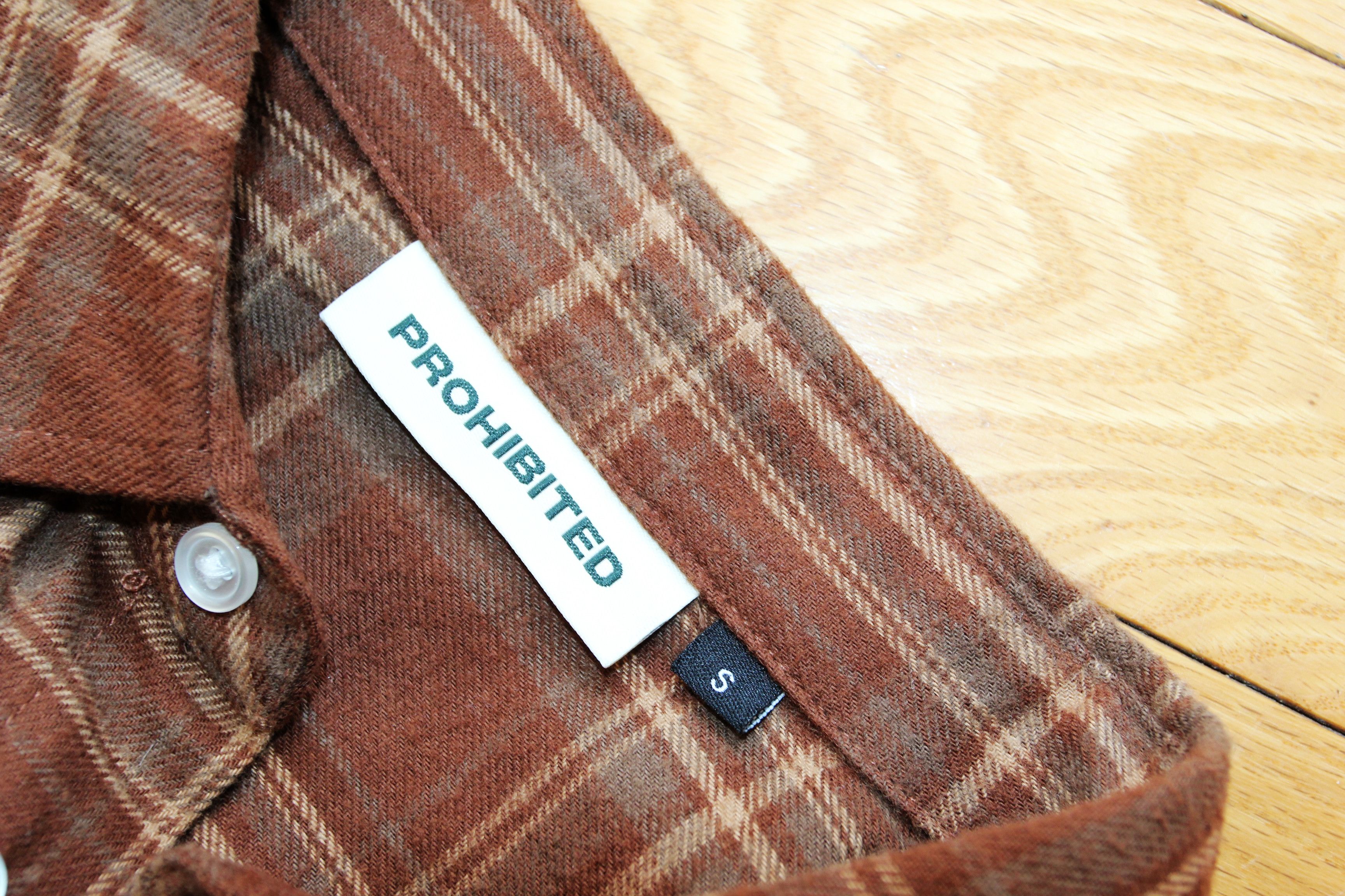 Other BNWT AW25 PROHIBITED TIMBER FLANNEL CHECKED SHIRT S Size US S / EU 44-46 / 1 - 8 Thumbnail