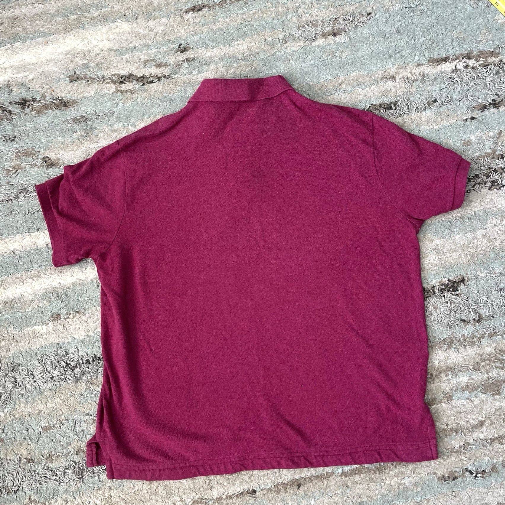 Ralph Lauren Ralph Lauren Polo Shirt Polo Solid Short Sleeve XL/TG Pink 100% Cotton Logo Regular Big & Tall Men Polo Size US XL / EU 56 / 4 - 2 Thumbnail