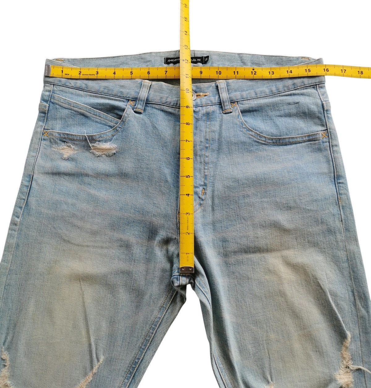 Japanese Brand Chord Number Eight "Rocks Rebel Music" Style Amiri Size US 31 - 11 Thumbnail