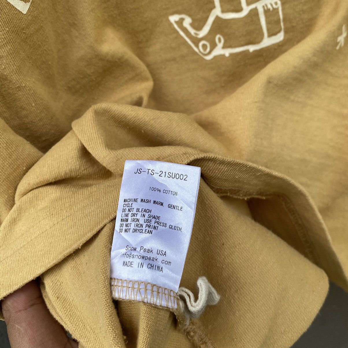 Snow Peak Snow Peak x Journal Standard Oversized ERD GRUNGE TEE Size US L / EU 52-54 / 3 - 7 Thumbnail