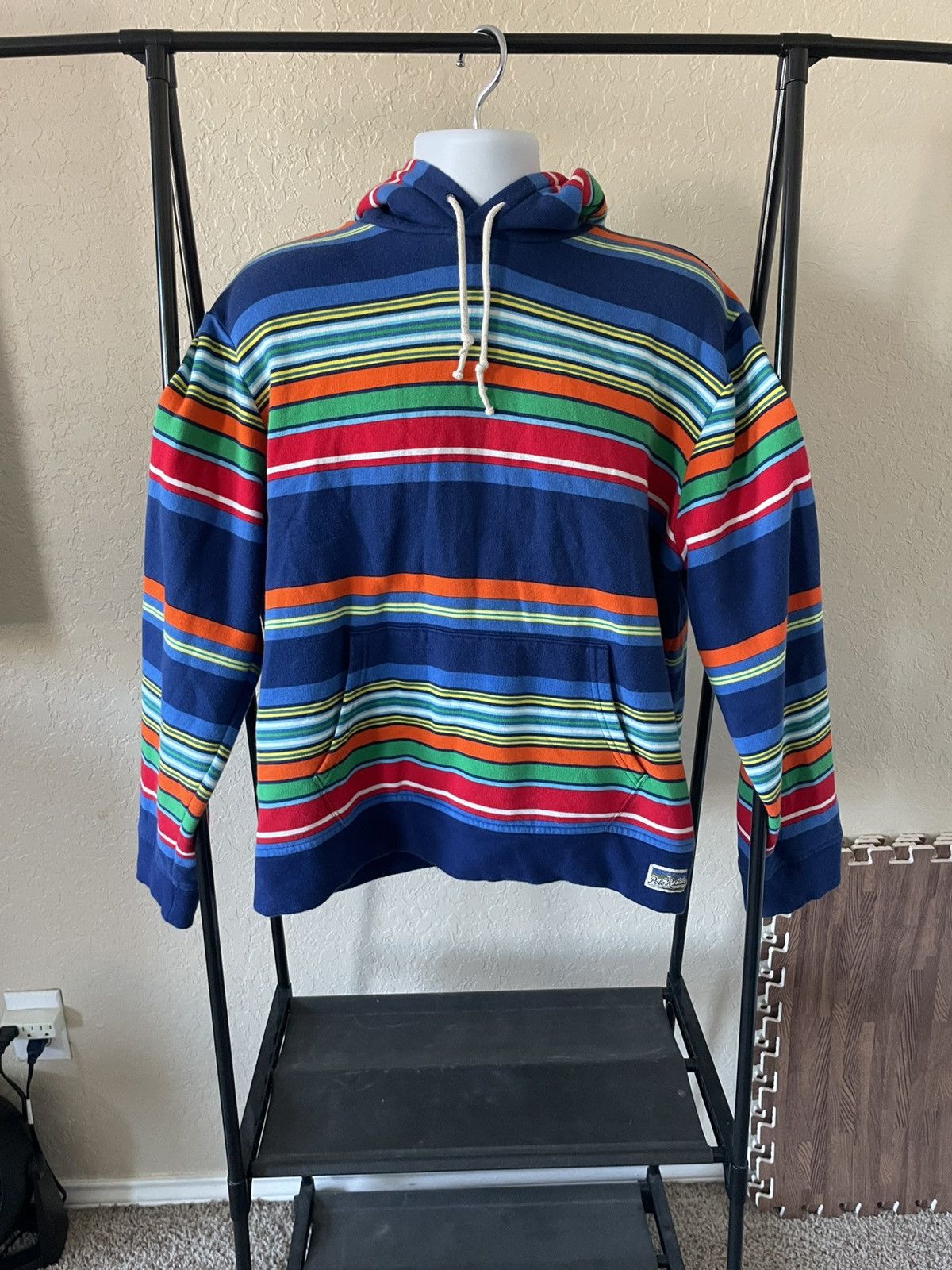 Polo Ralph Lauren Striped Pullover Hoodie Size US XL / EU 56 / 4 - 1 Thumbnail