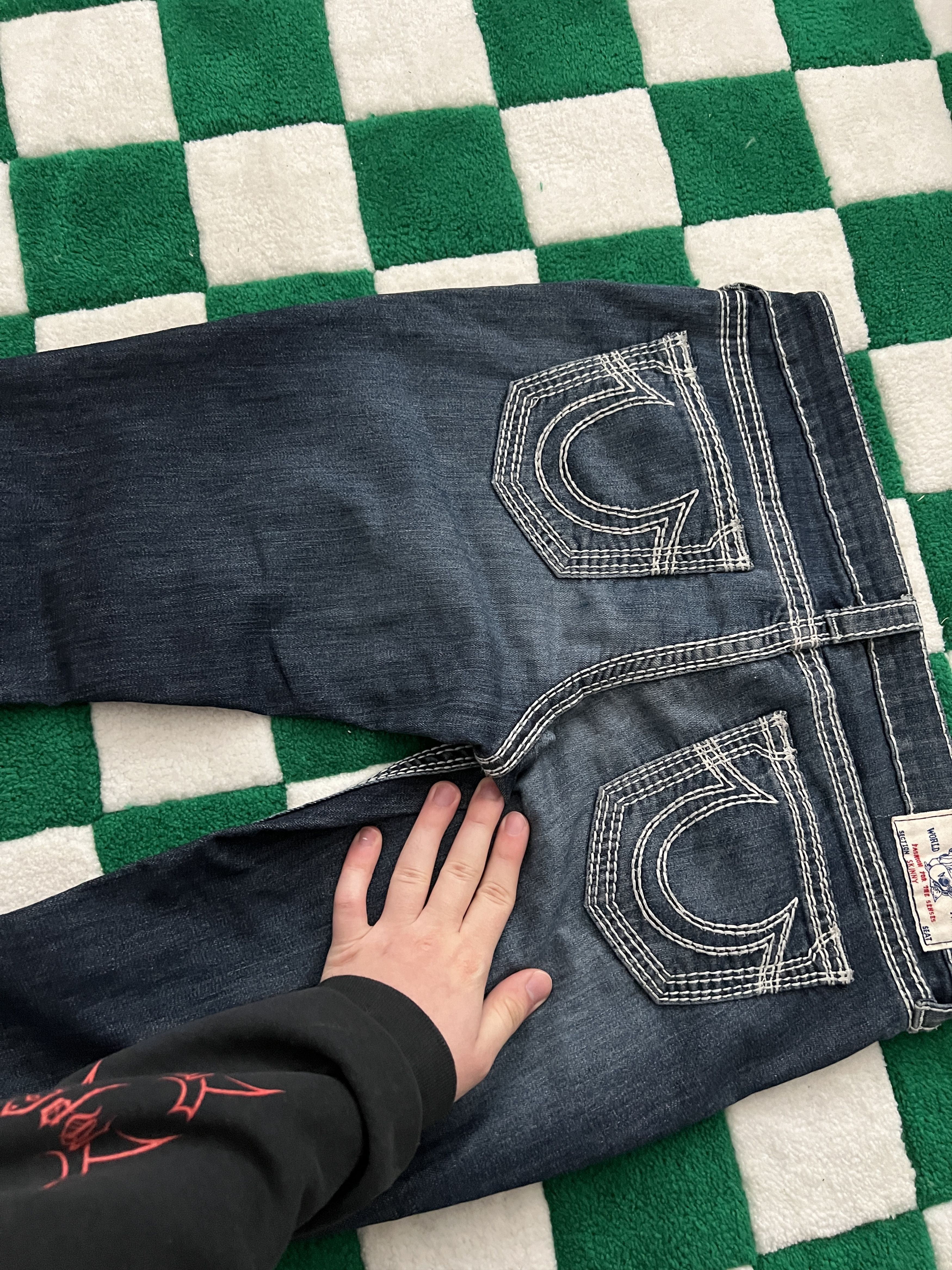 True Religion Vintage Y2K True Religion Skinny Slim Denim Jeans Size 30" / US 8 / IT 44 - 5 Thumbnail